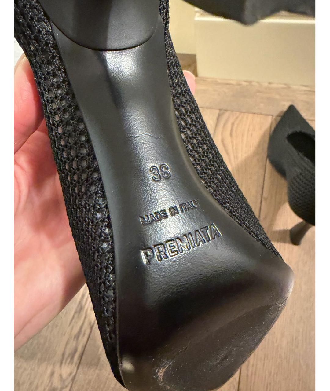 PREMIATA Черные текстильные туфли, фото 5