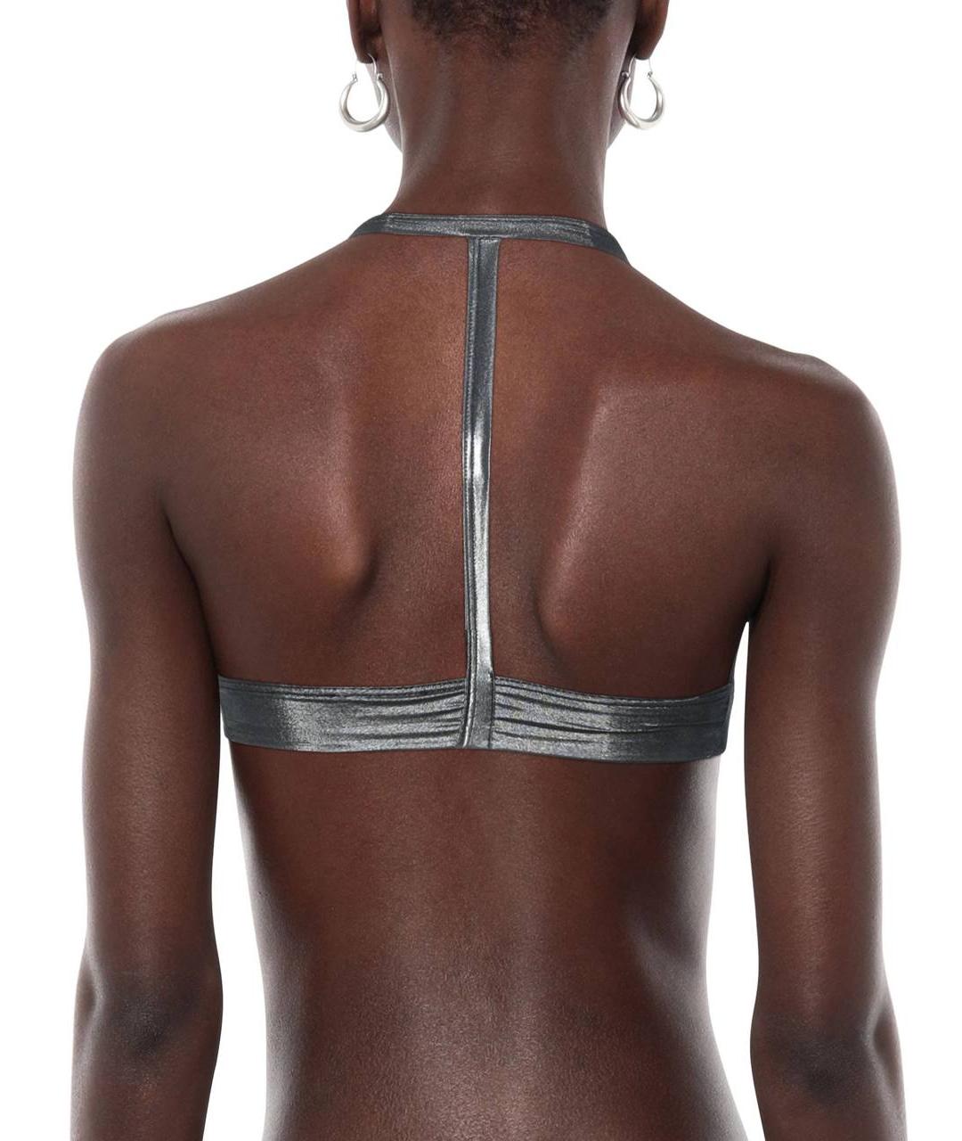 RICK OWENS Серебрянный купальник, фото 4