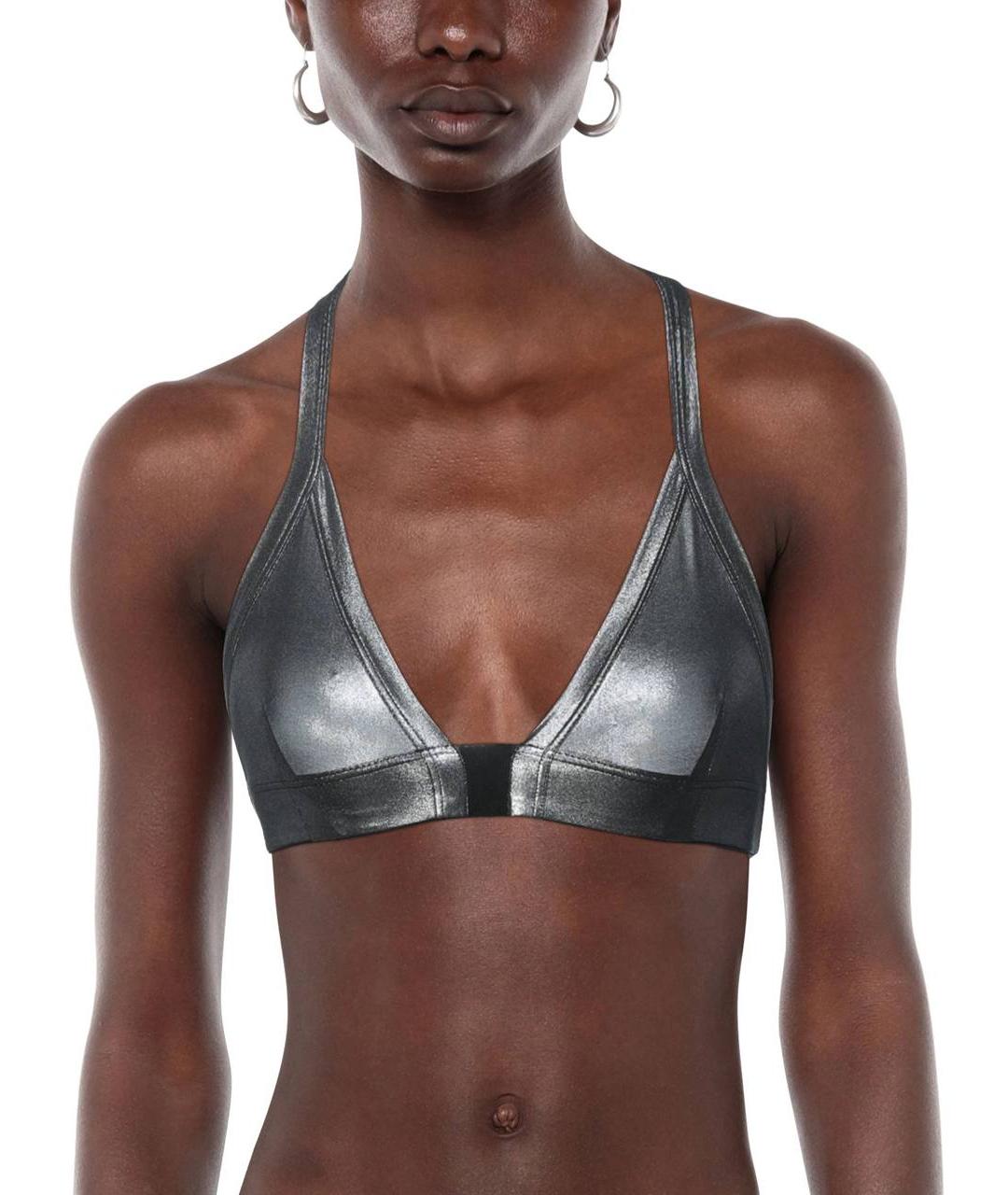 RICK OWENS Серебрянный купальник, фото 2