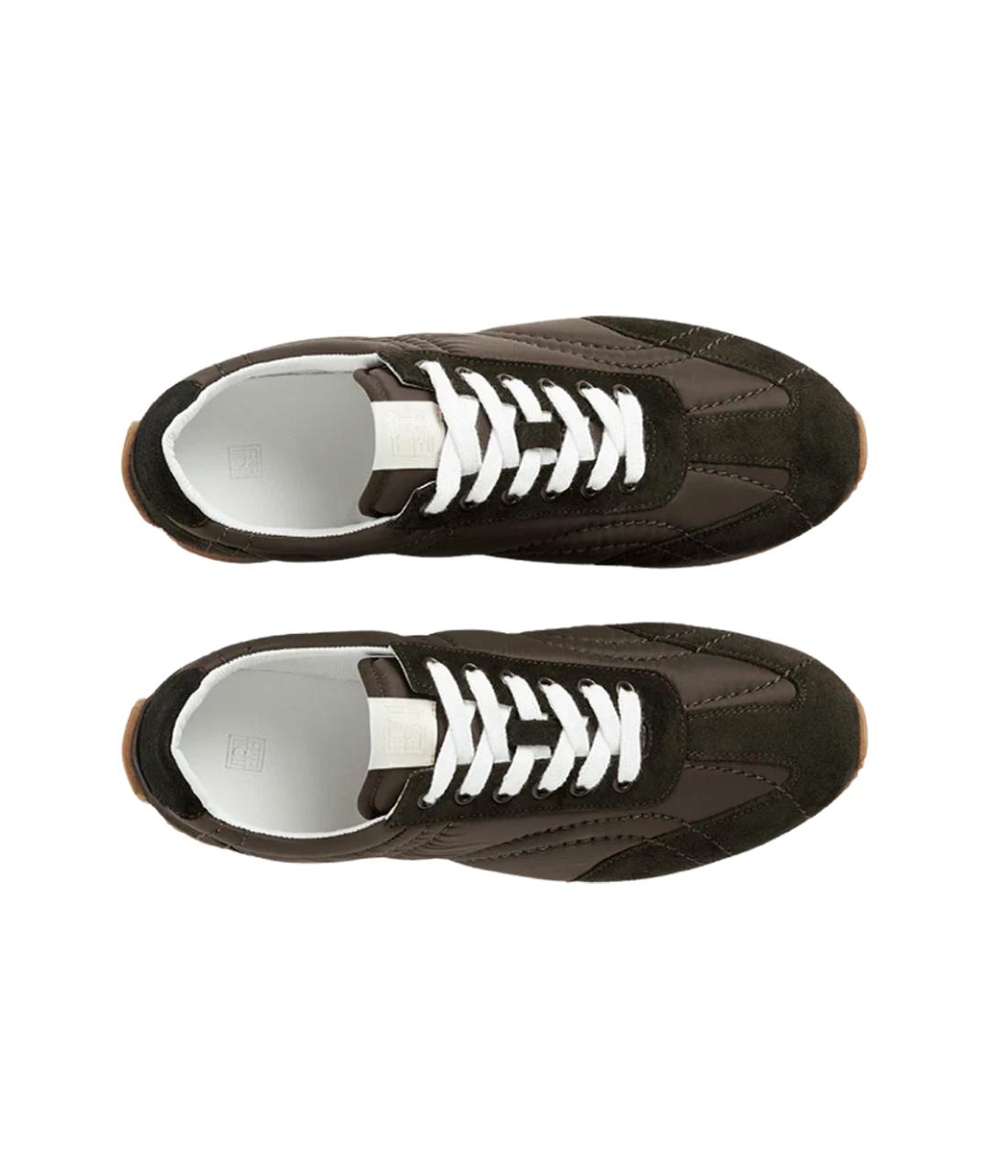 TOTEME Коричневые синтетические кроссовки, фото 2