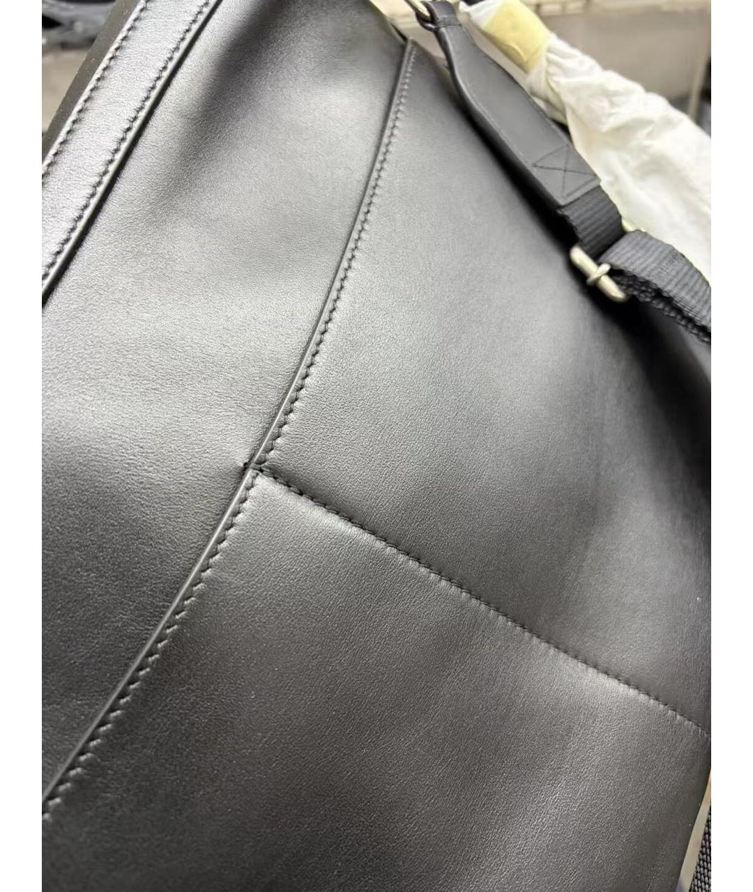 BALENCIAGA Черная кожаная сумка через плечо, фото 8