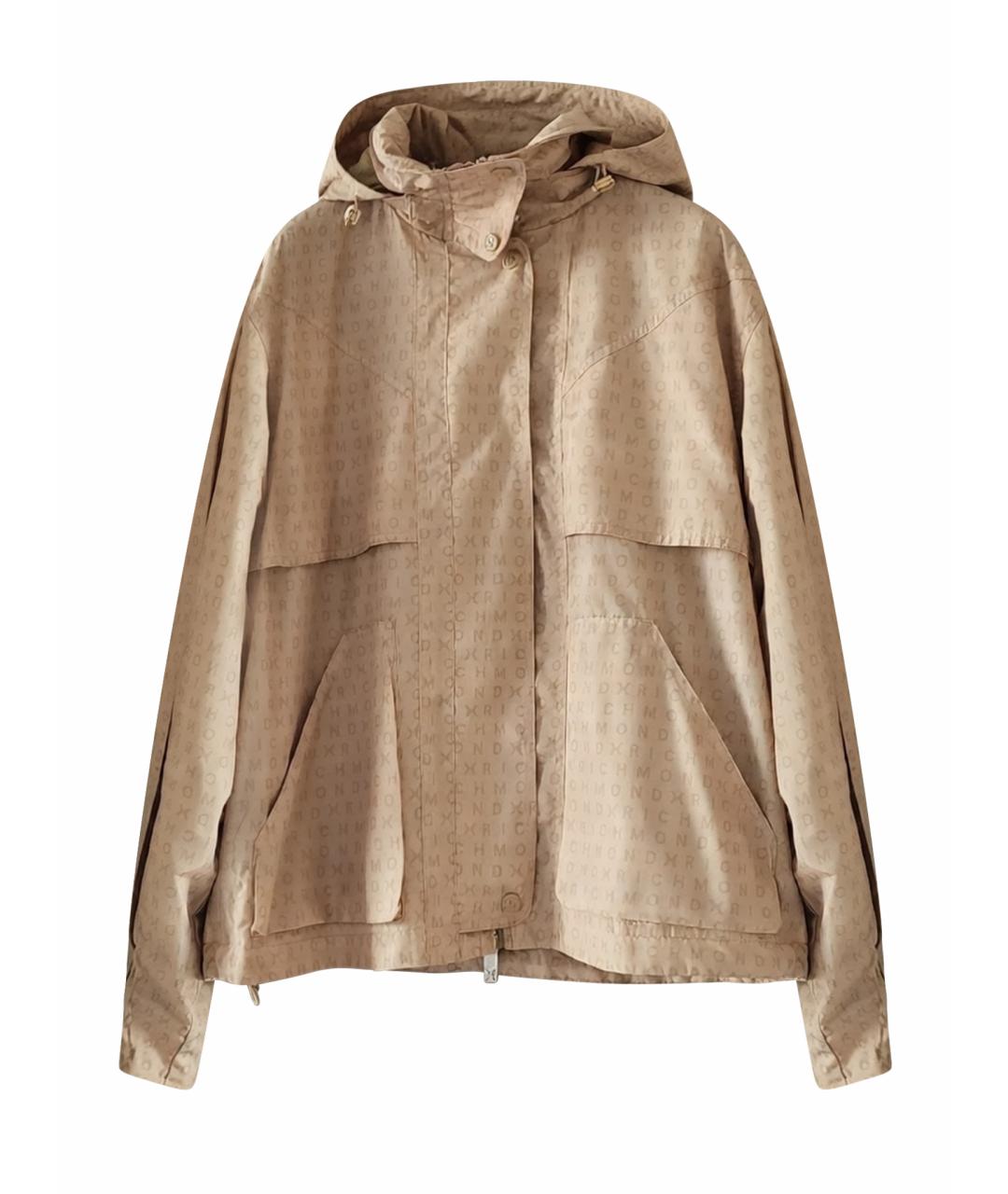 JOHN RICHMOND Бежевая полиэстеровая куртка, фото 1