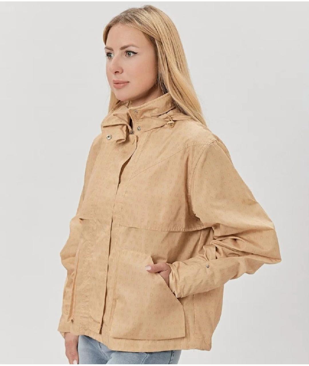 JOHN RICHMOND Бежевая полиэстеровая куртка, фото 2