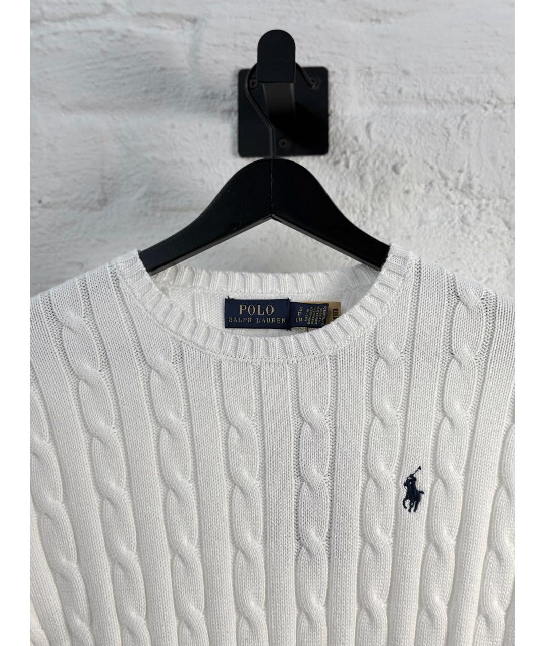 POLO RALPH LAUREN Белый кашемировый джемпер / свитер, фото 3