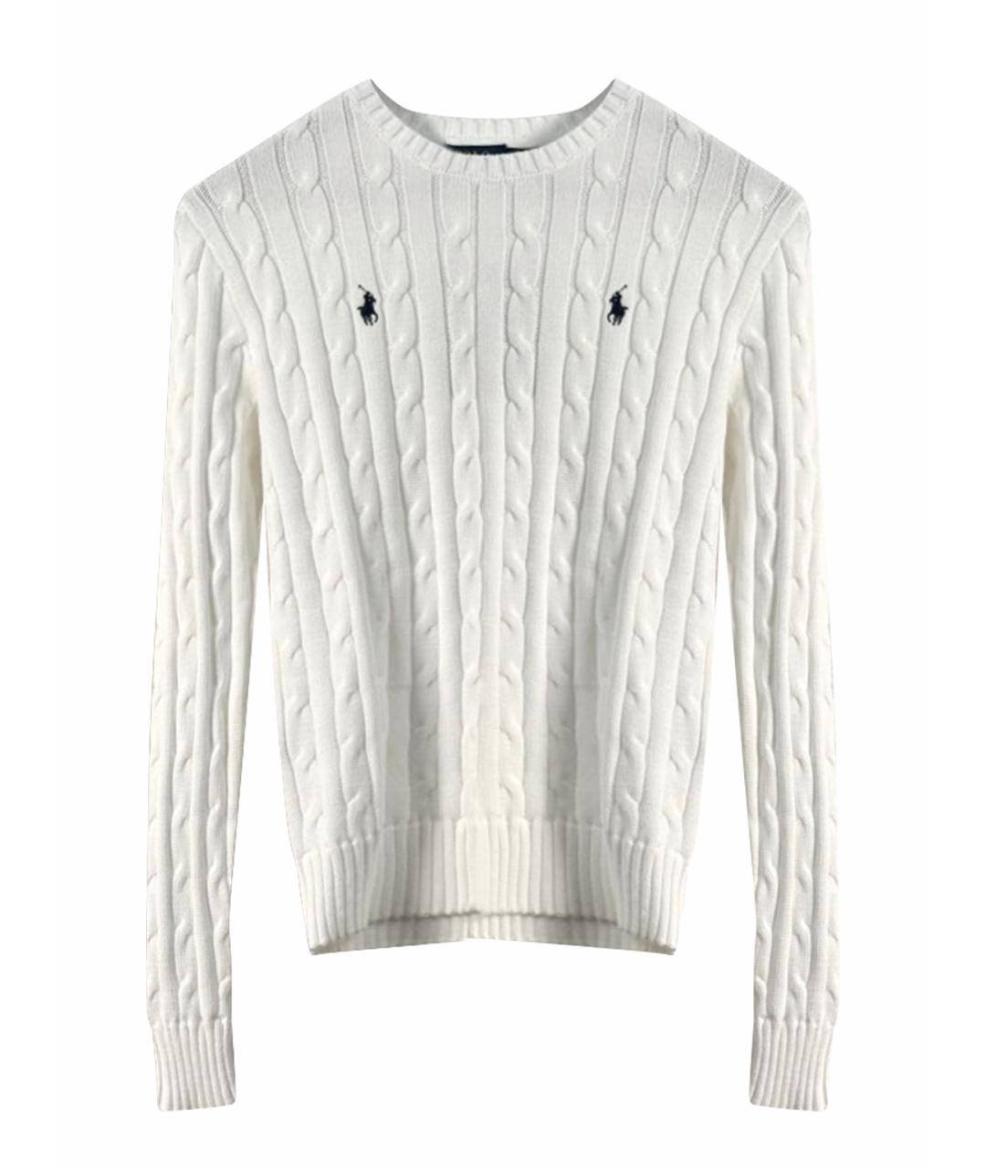 POLO RALPH LAUREN Белый кашемировый джемпер / свитер, фото 1