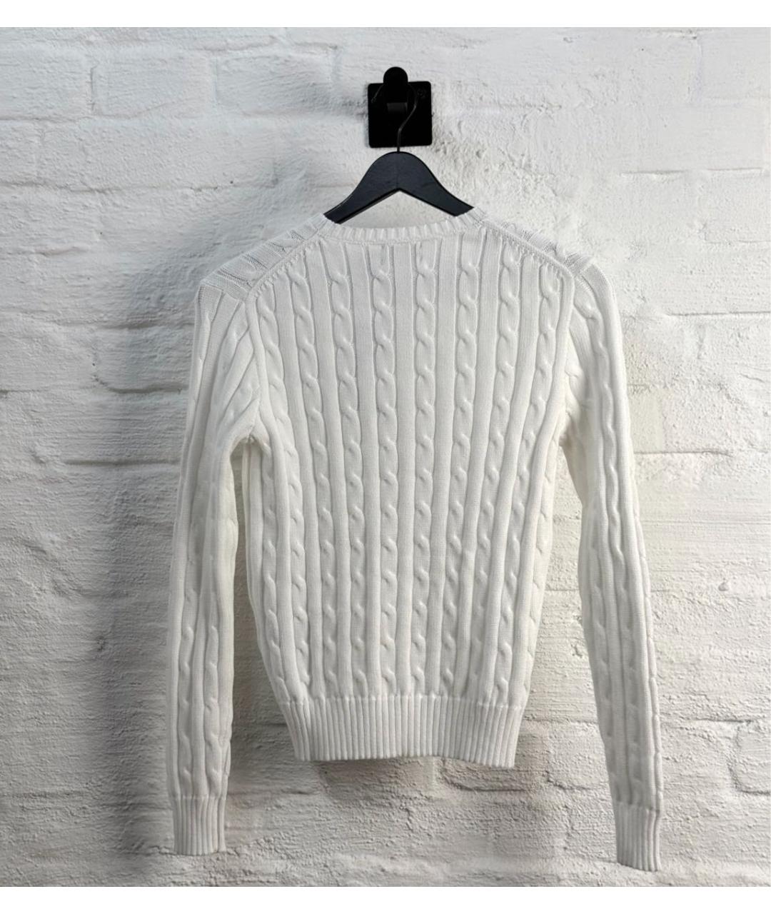 POLO RALPH LAUREN Белый кашемировый джемпер / свитер, фото 5