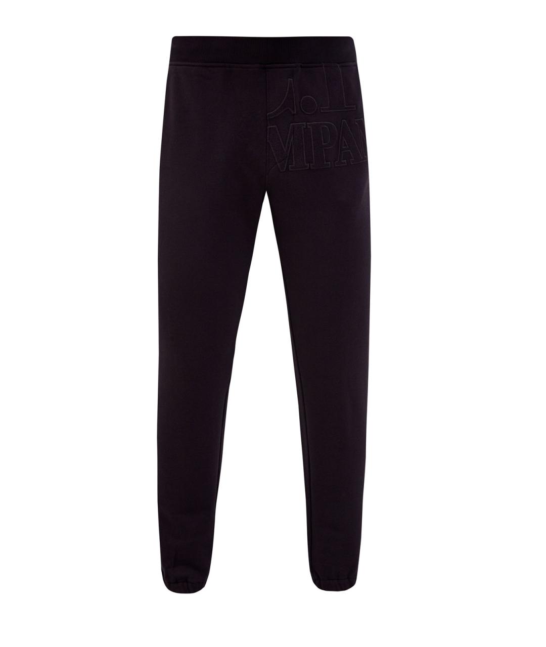 CP COMPANY Черные хлопковые повседневные брюки, фото 1