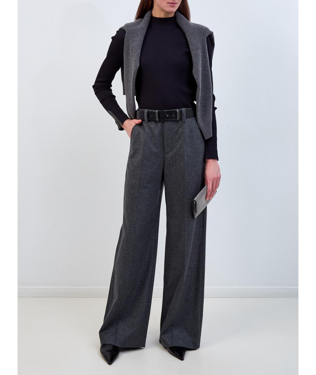 BRUNELLO CUCINELLI Черный хлопковый джемпер / свитер, фото 2