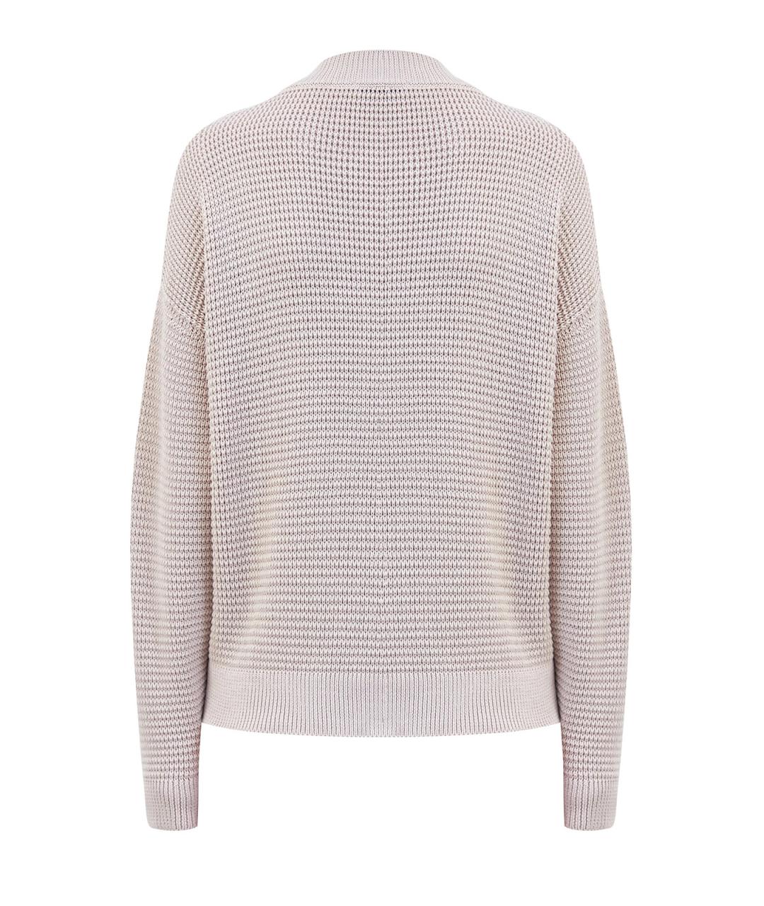 PESERICO Бежевый хлопковый кардиган, фото 2