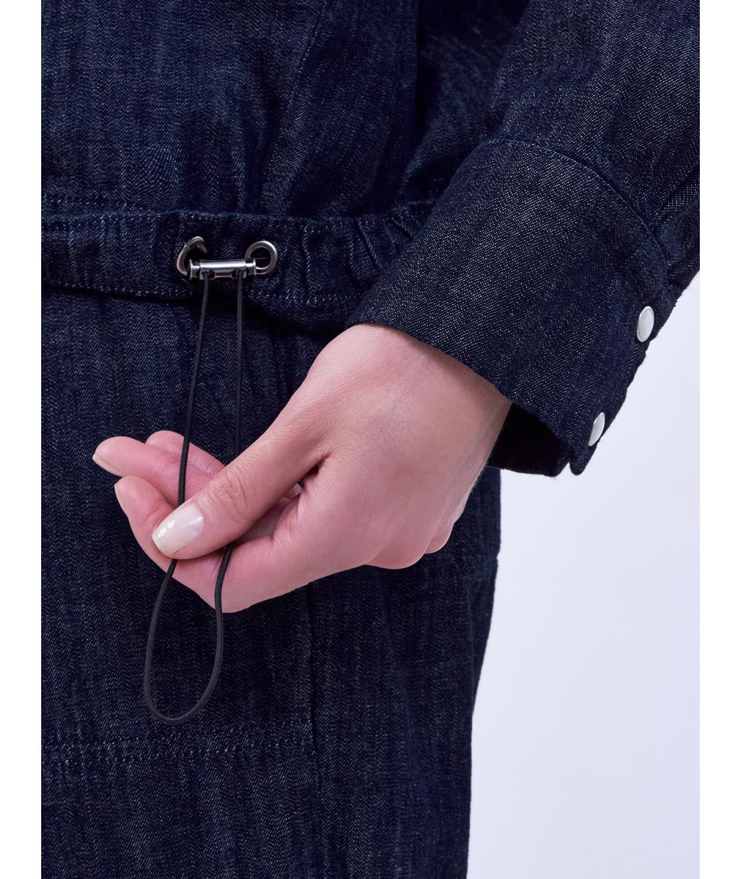 LORENA ANTONIAZZI Темно-синяя хлопковая рубашка, фото 7