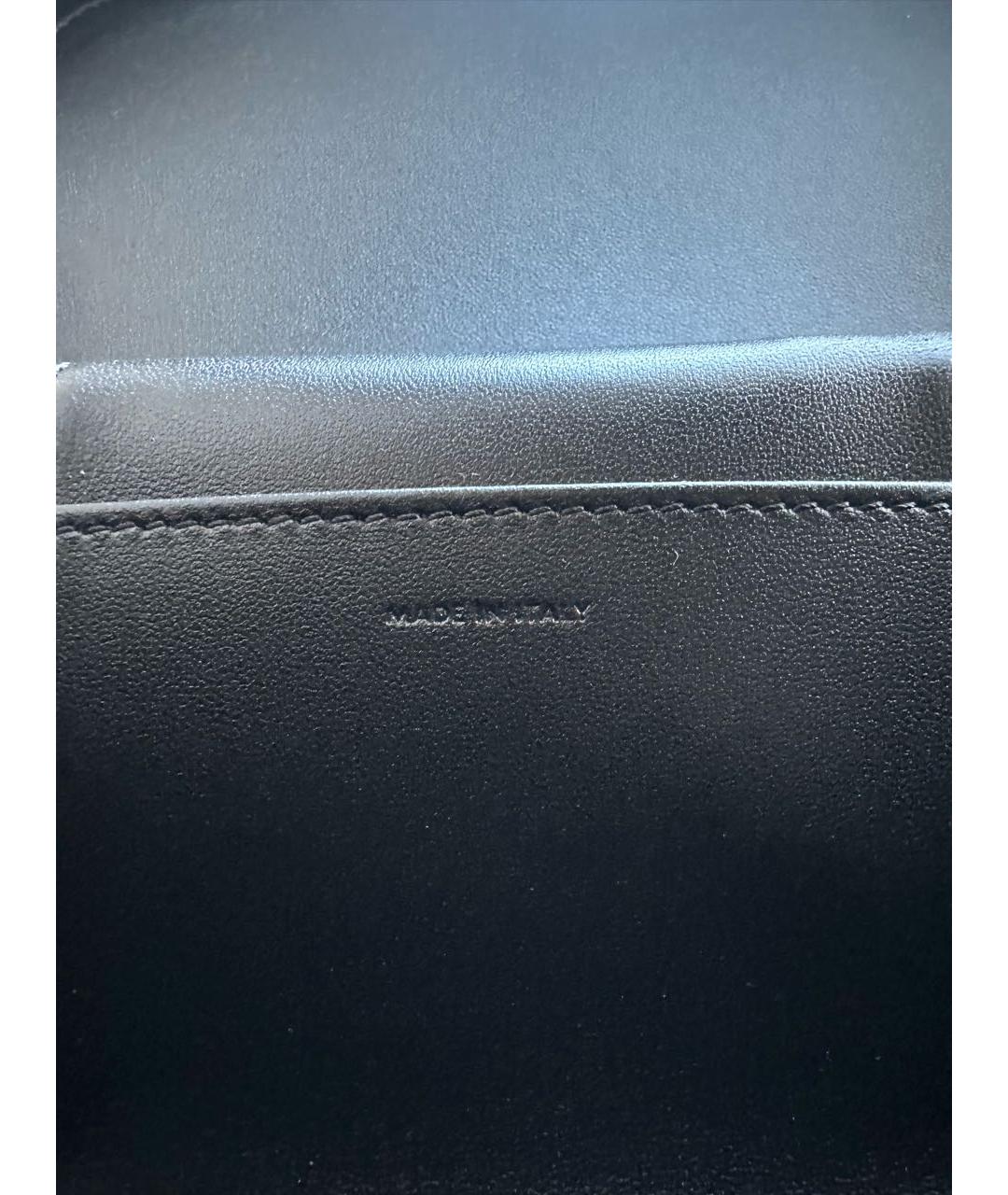 CELINE Черная кожаная сумка через плечо, фото 7