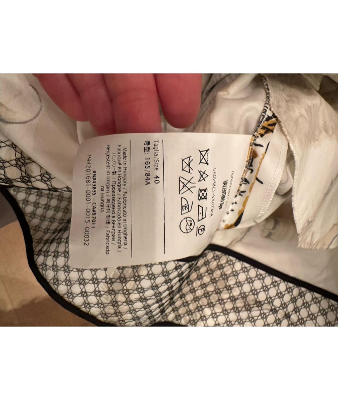 RED VALENTINO Мульти хлопковое коктейльное платье, фото 4