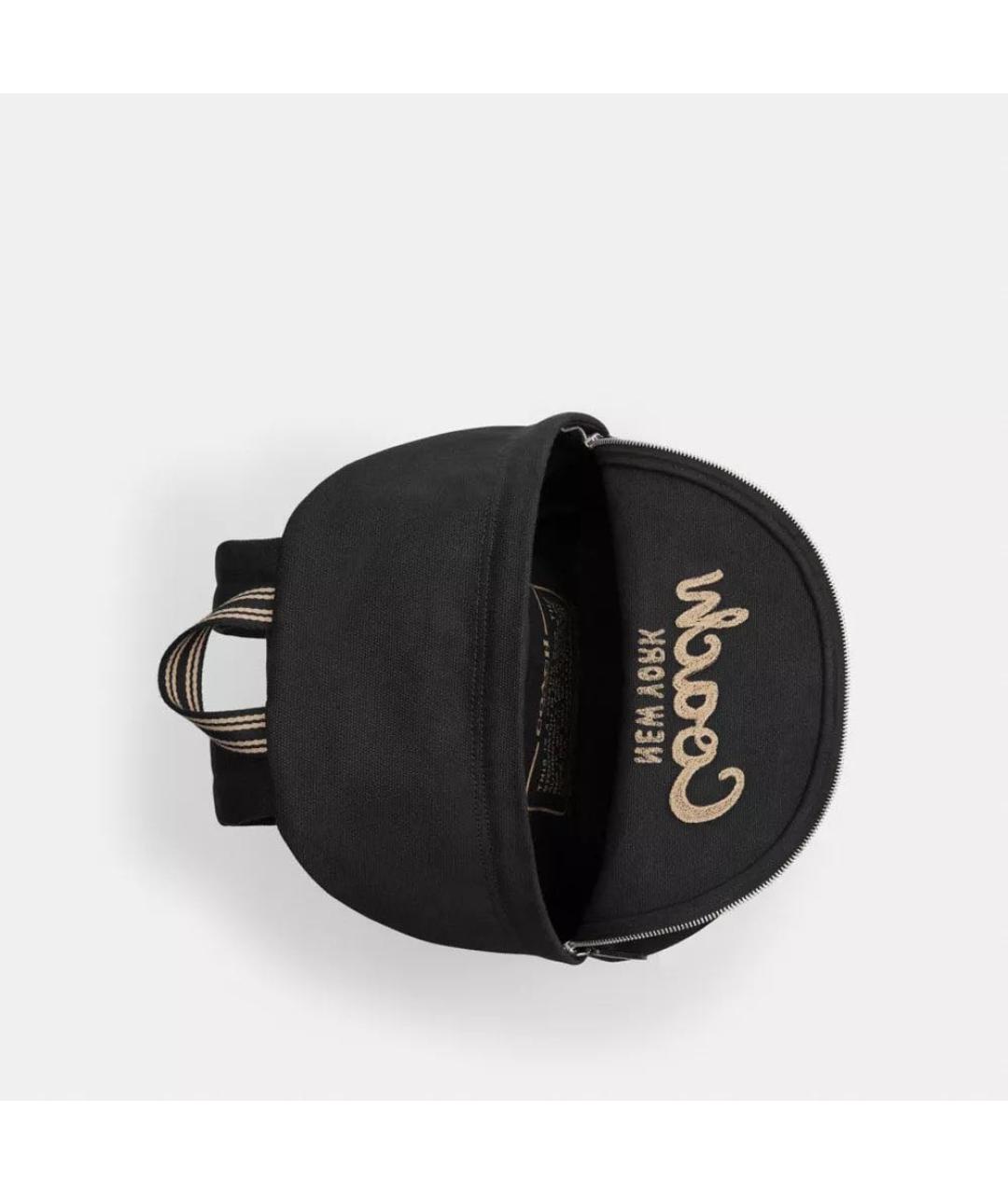 COACH Черный рюкзак, фото 4