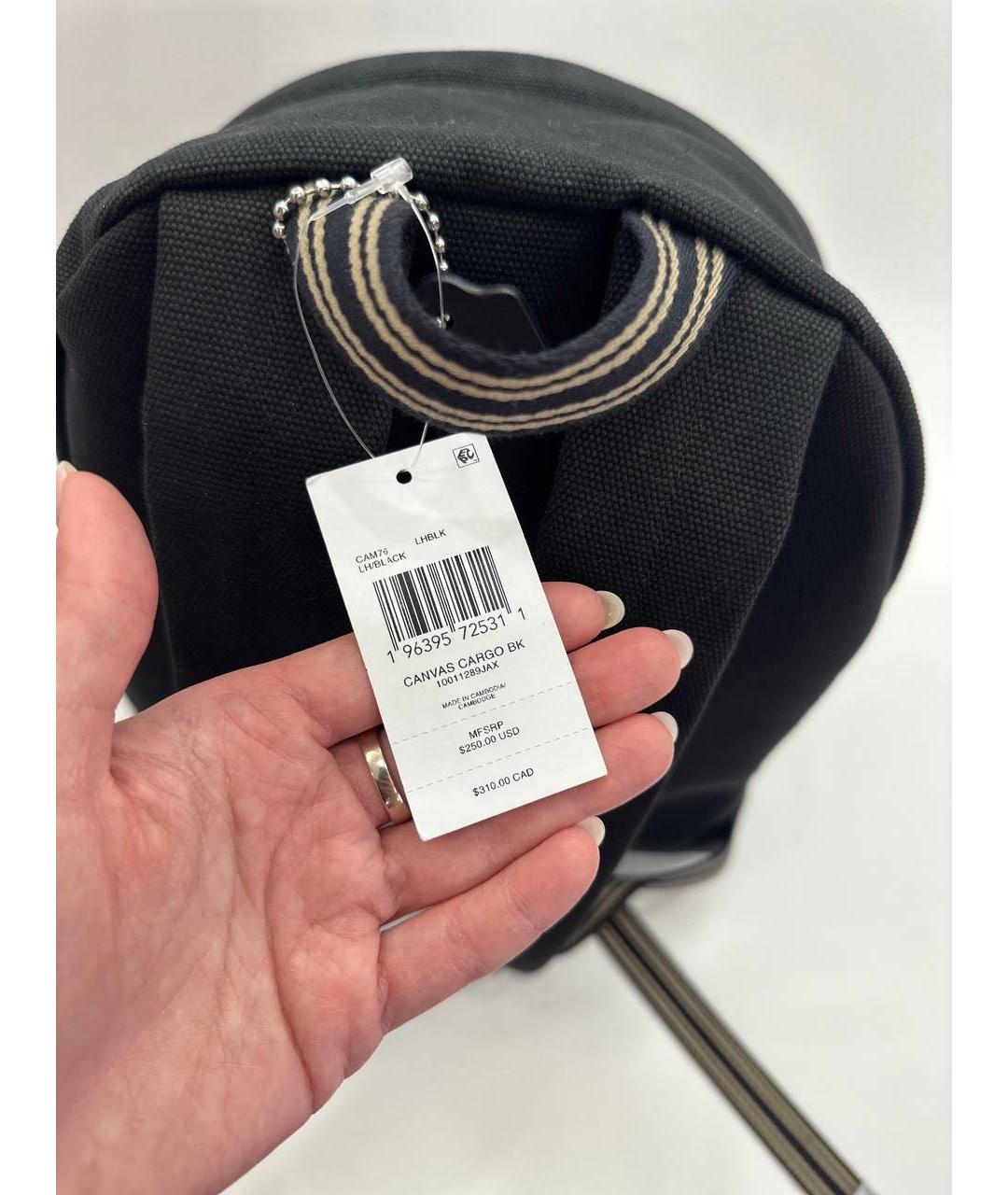 COACH Черный рюкзак, фото 7