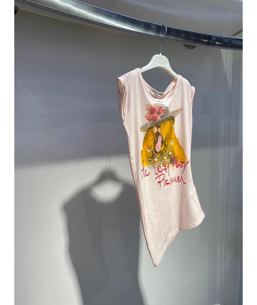 LIU JO Мульти хлопковый детская футболка / топ, фото 2