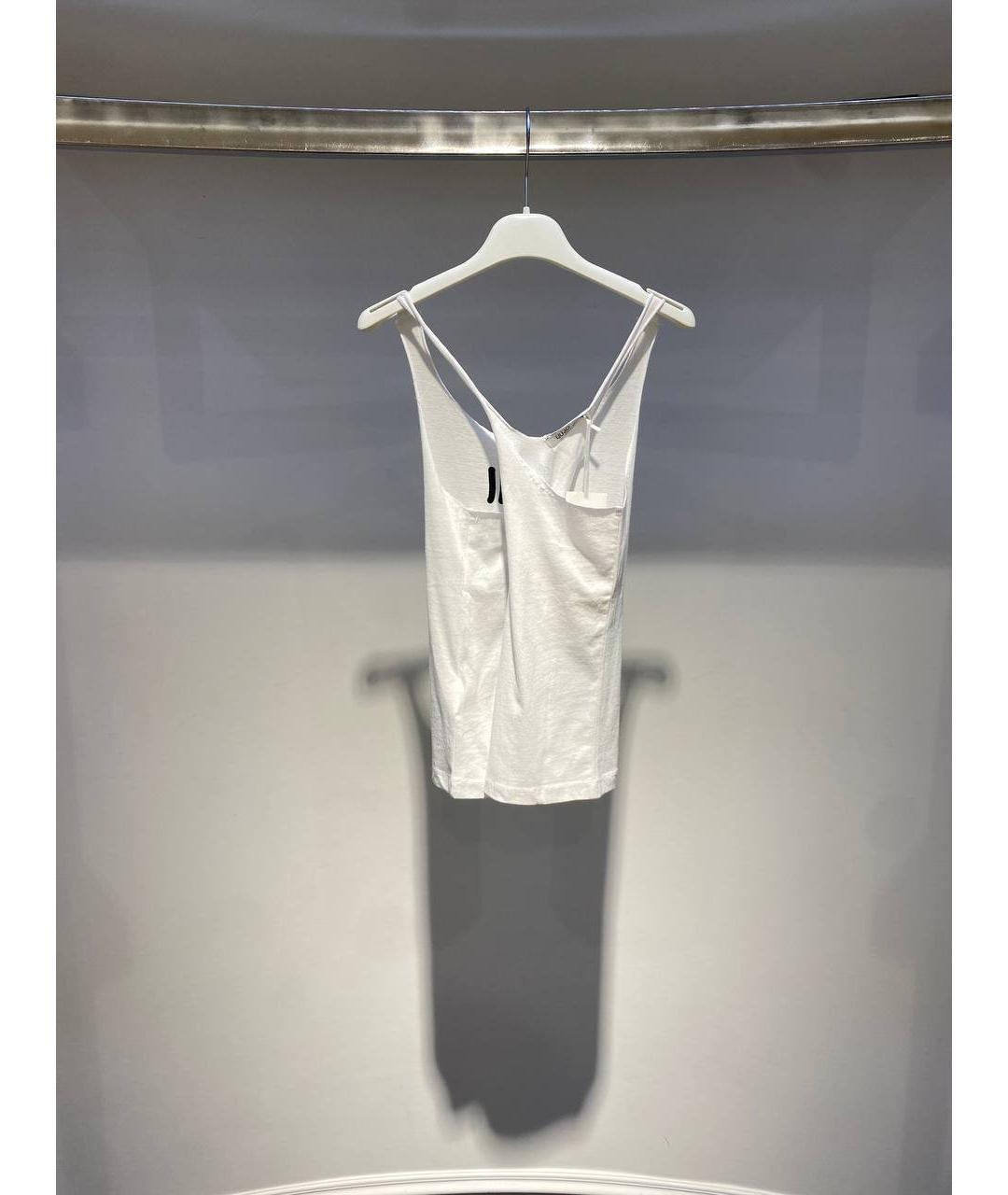 LIU JO Белый хлопковый детская футболка / топ, фото 3