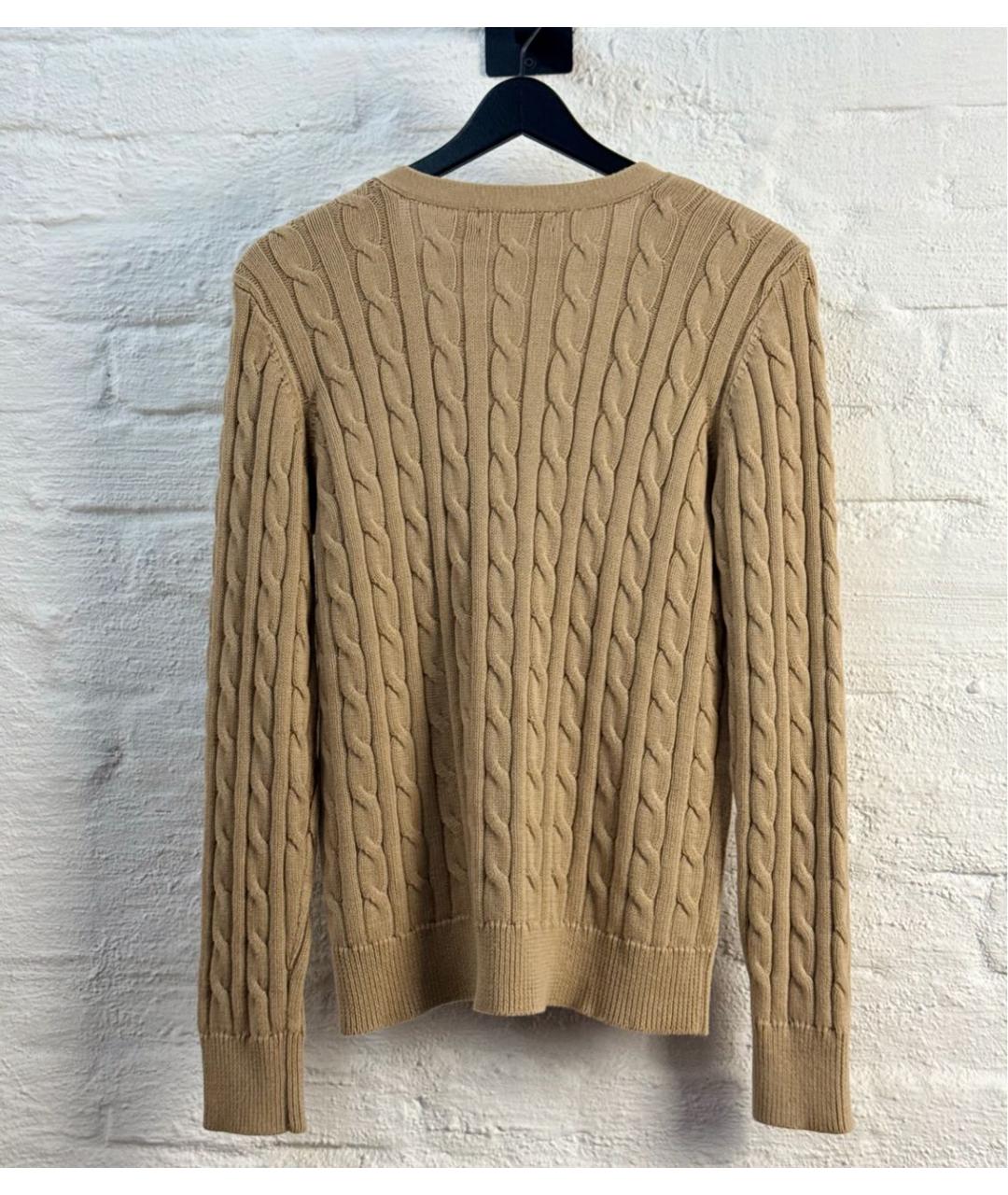 RALPH LAUREN Бежевый кашемировый кардиган, фото 4