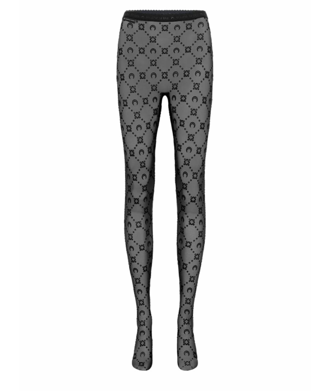 MARINE SERRE Черные леггинсы и велосипедки, фото 1