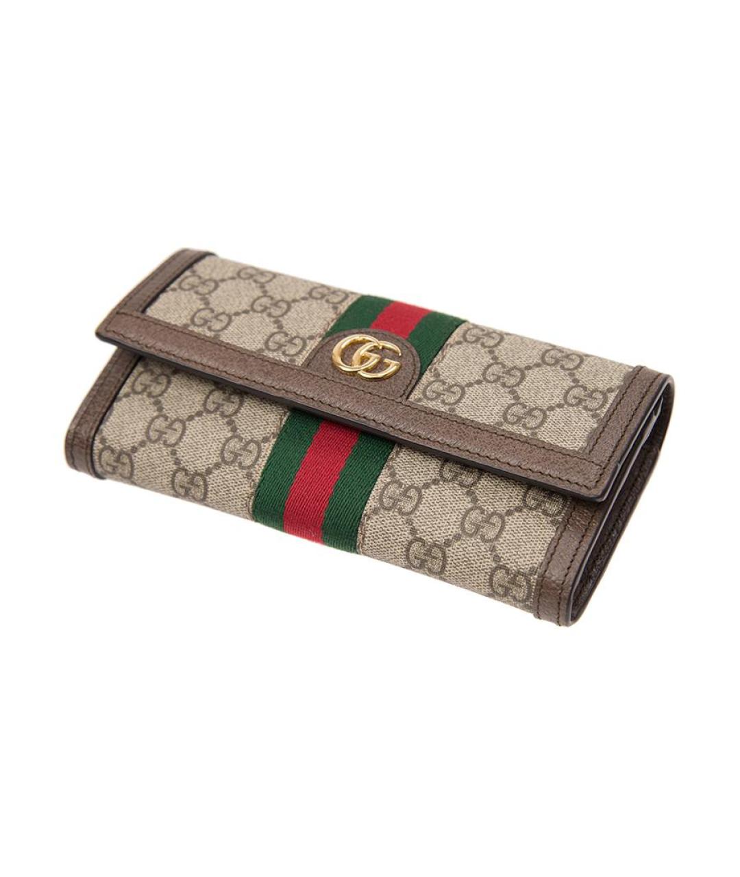 GUCCI Коричневый кошелек, фото 4