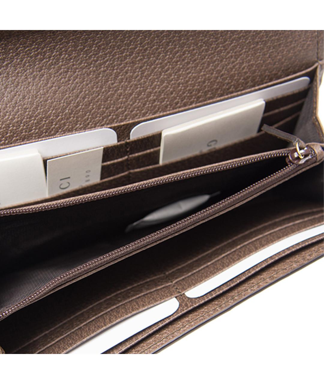 GUCCI Коричневый кошелек, фото 5