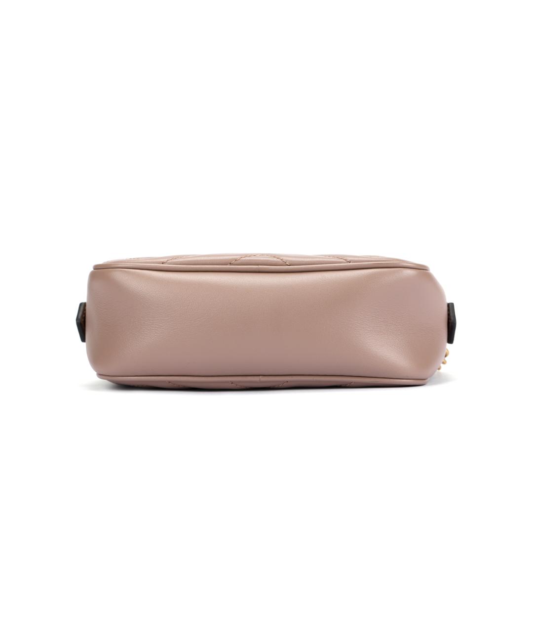 GUCCI Розовая кожаная сумка через плечо, фото 4