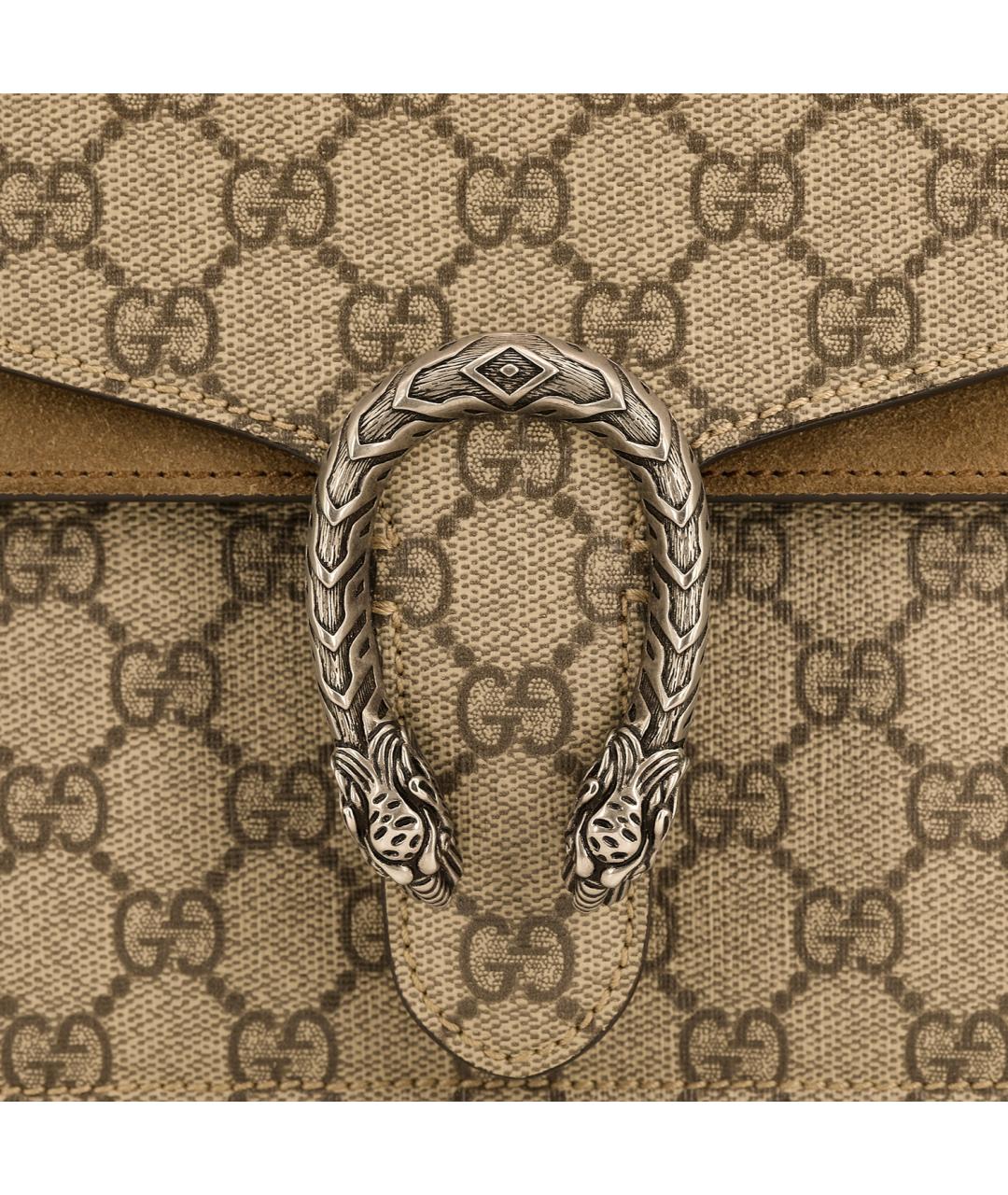 GUCCI Коричневая сумка через плечо, фото 5