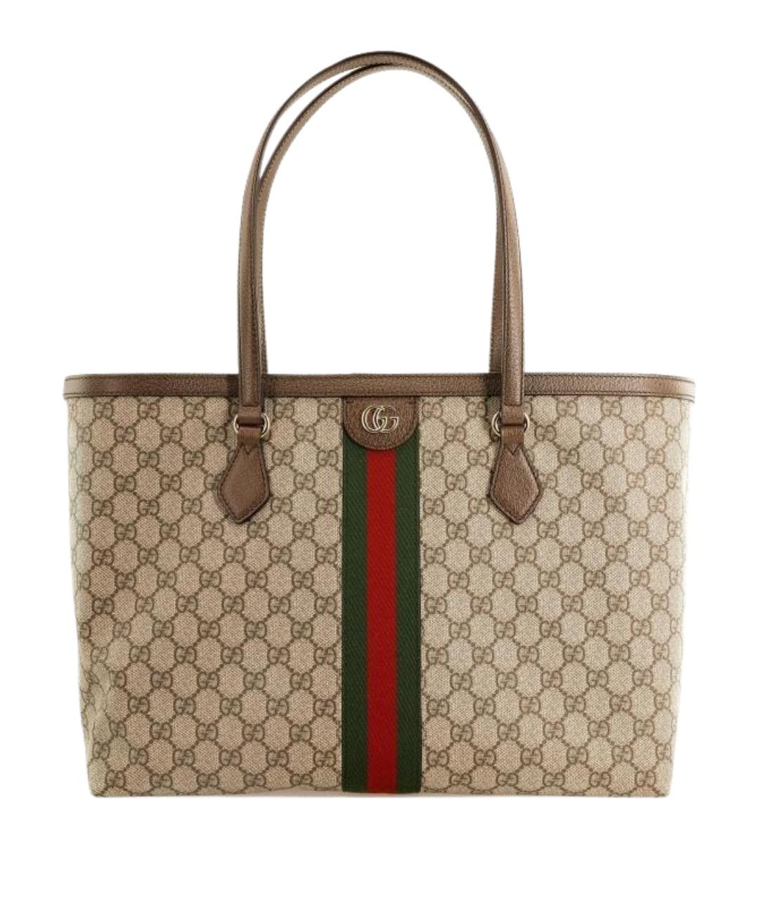 GUCCI Бежевая сумка через плечо, фото 1