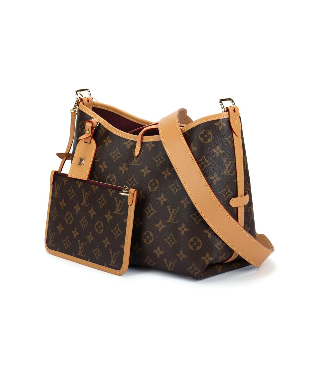 LOUIS VUITTON Коричневая сумка через плечо, фото 4