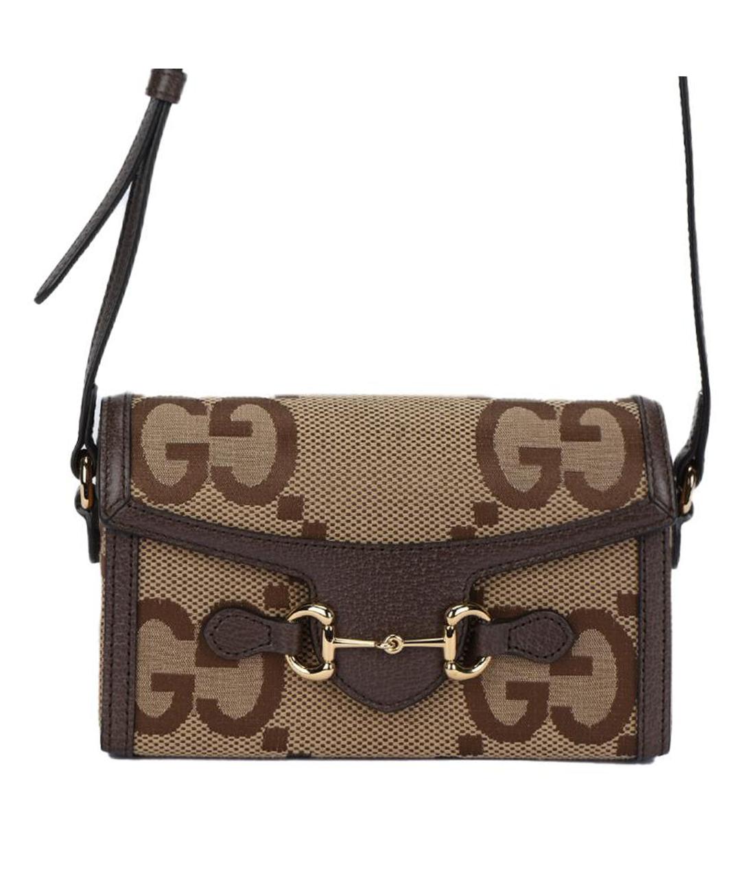 GUCCI Коричневая сумка через плечо, фото 1