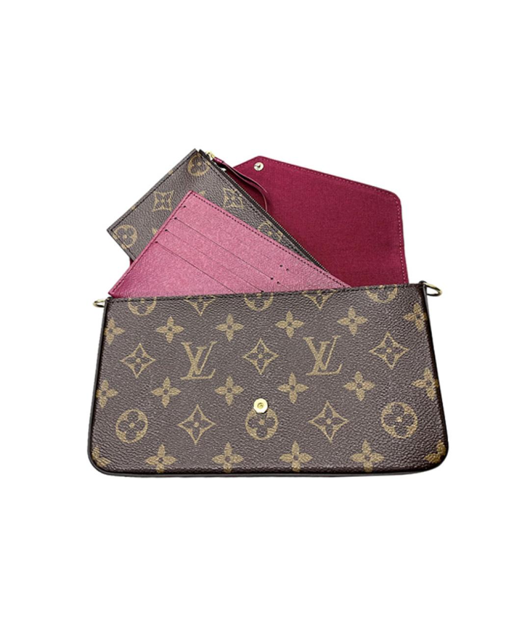 LOUIS VUITTON Коричневая сумка через плечо, фото 5