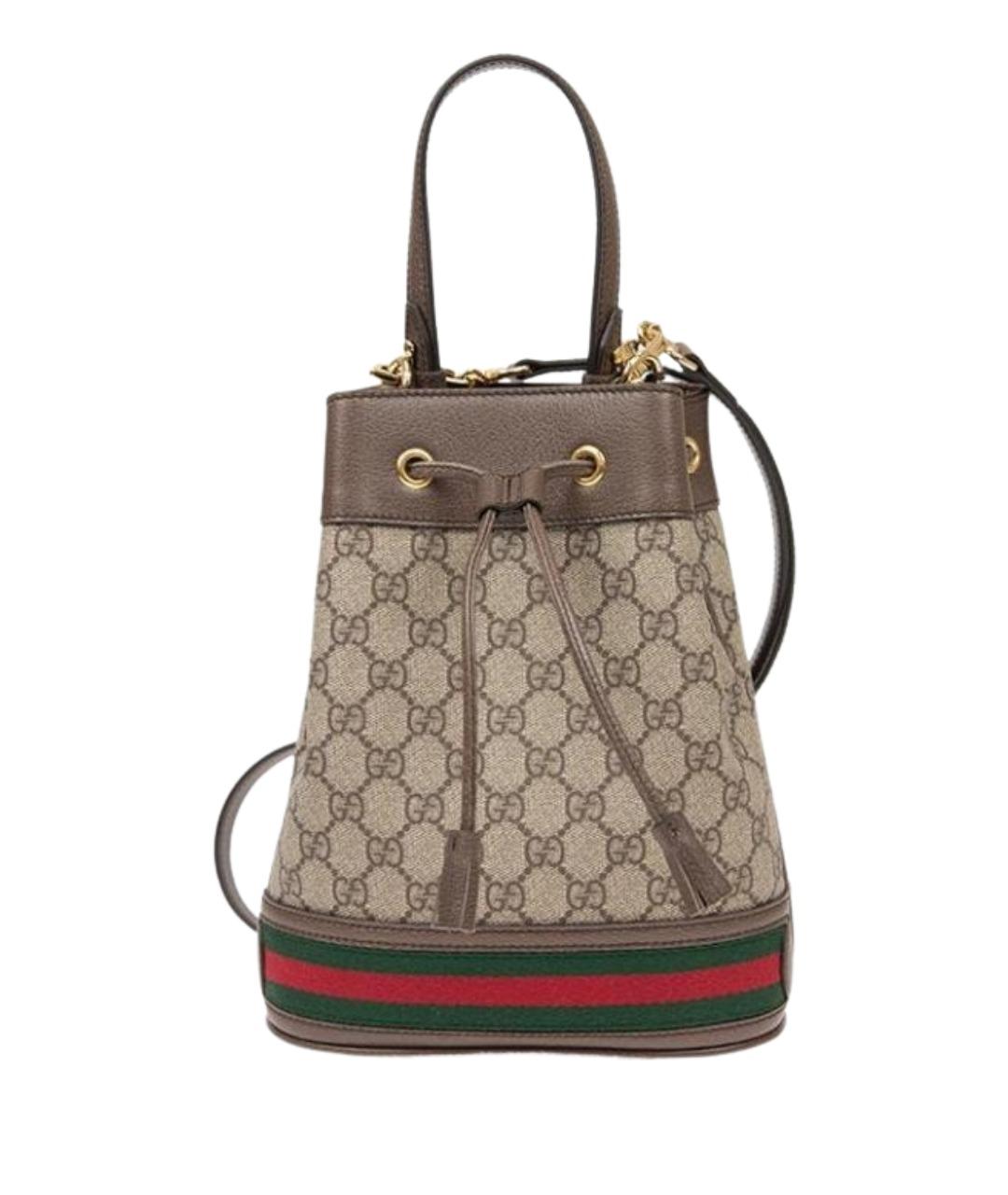 GUCCI Коричневая сумка через плечо, фото 1