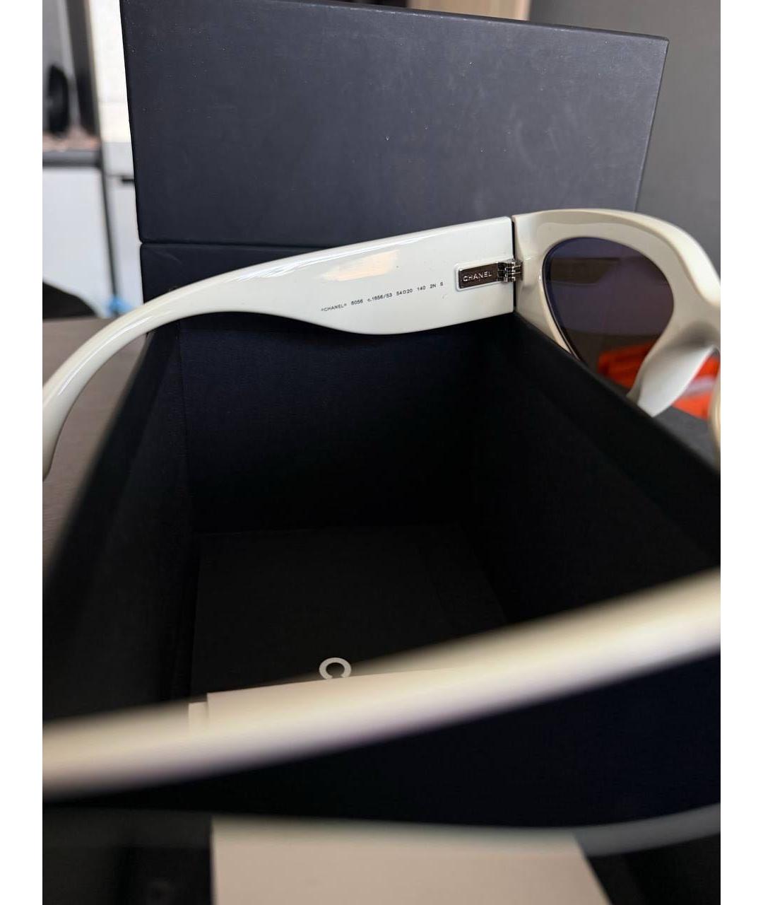 CHANEL Черные пластиковые солнцезащитные очки, фото 6