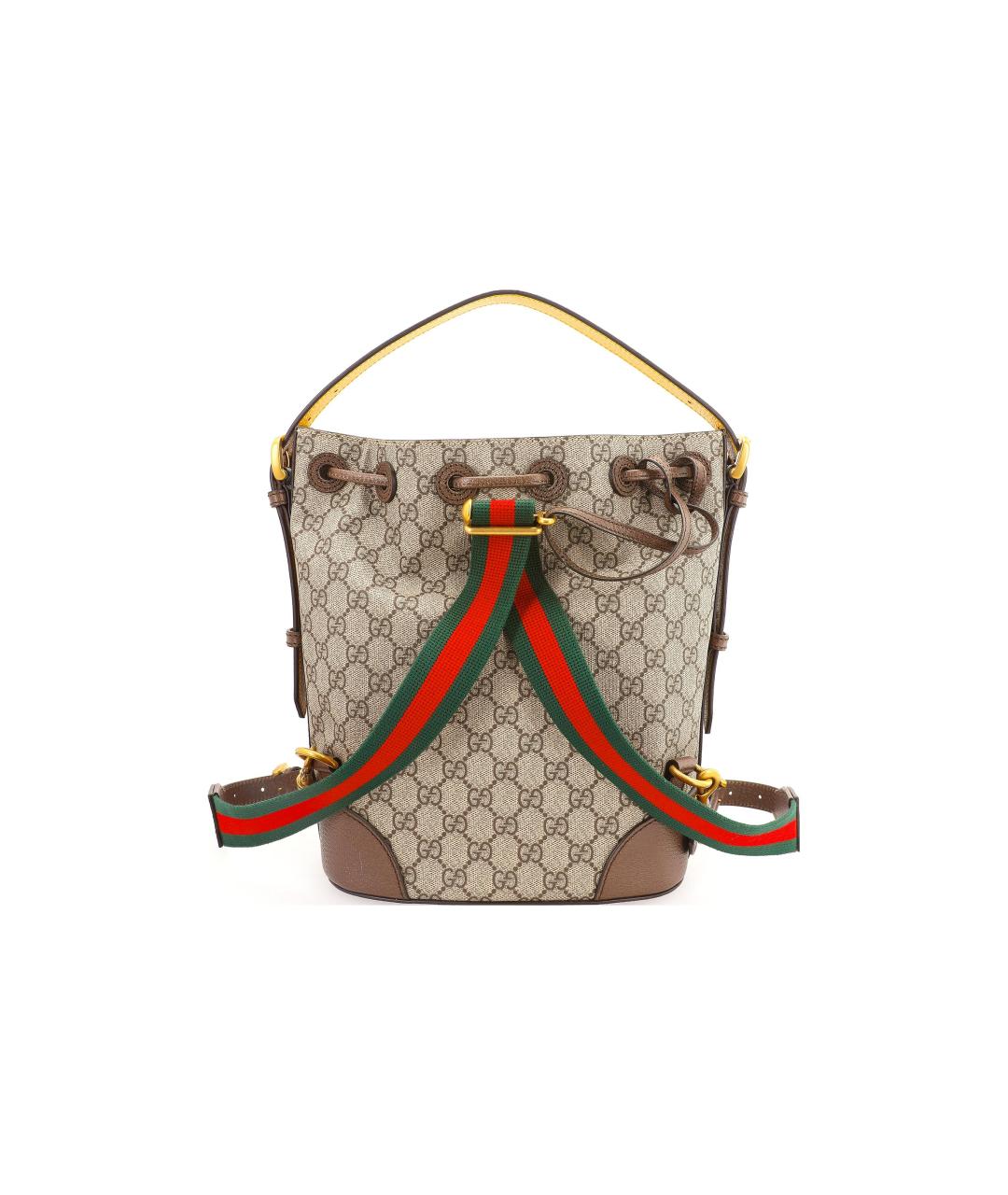 GUCCI Коричневый рюкзак, фото 4