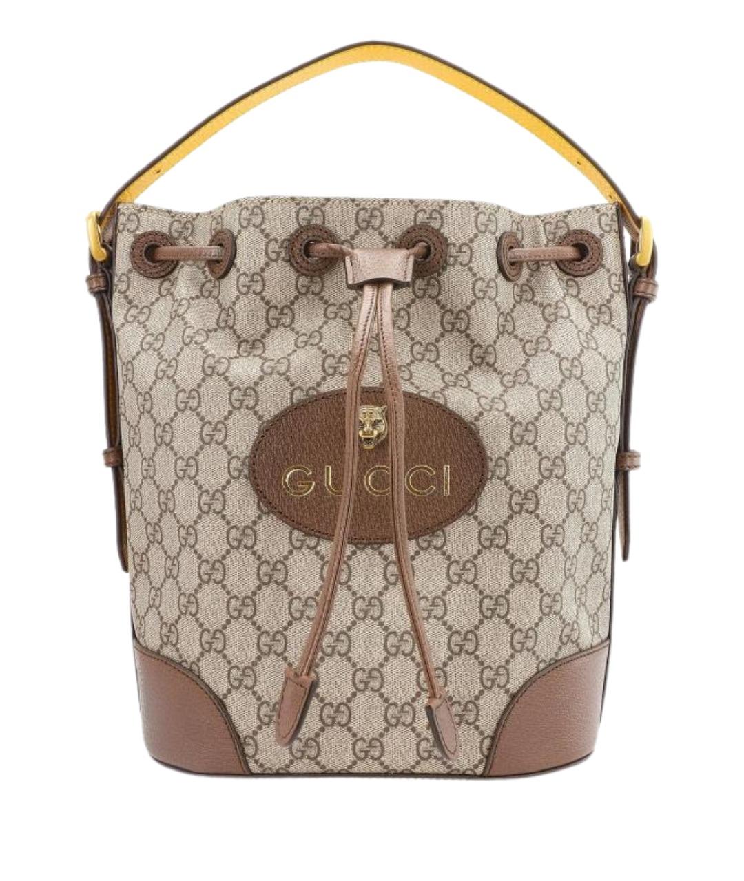 GUCCI Коричневый рюкзак, фото 1