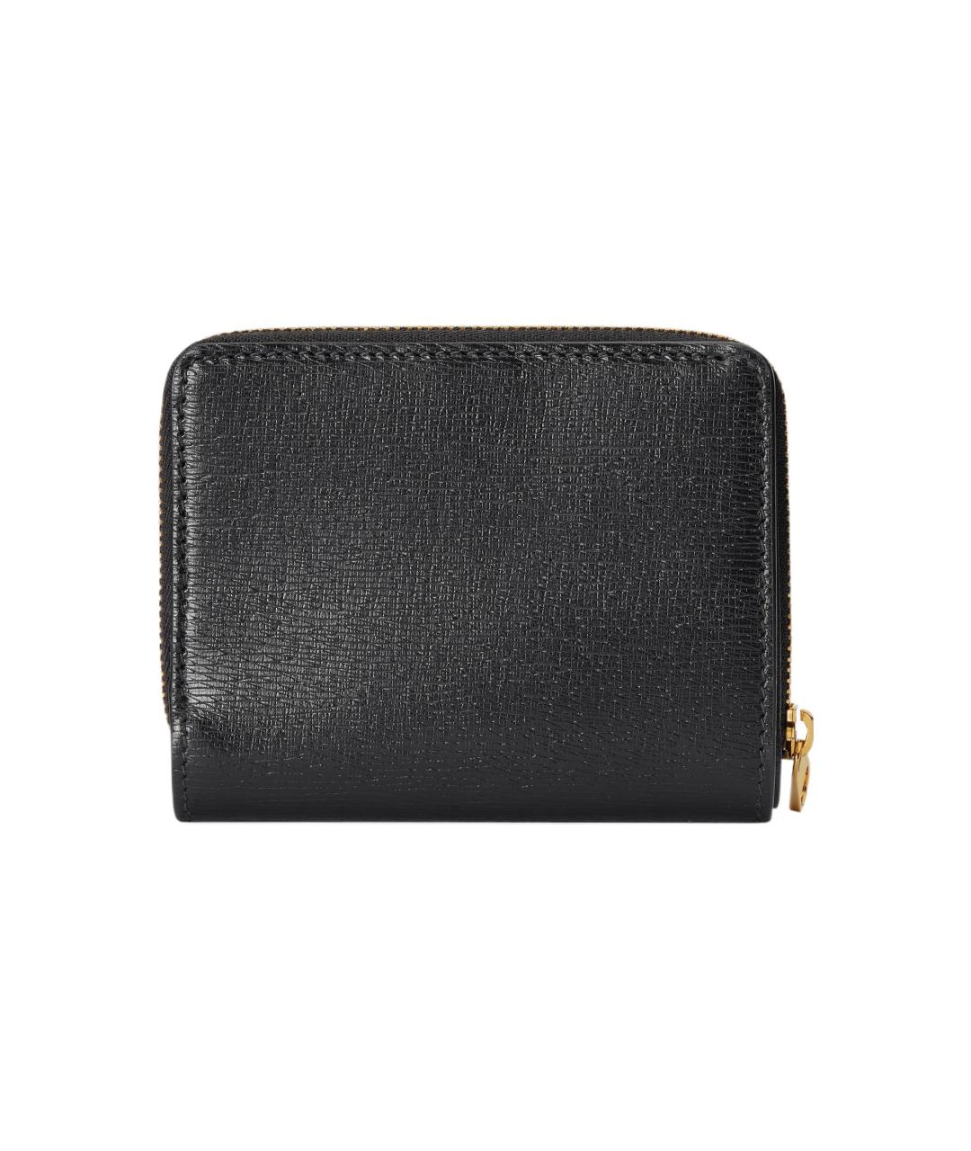 GUCCI Черный кожаный кошелек, фото 3