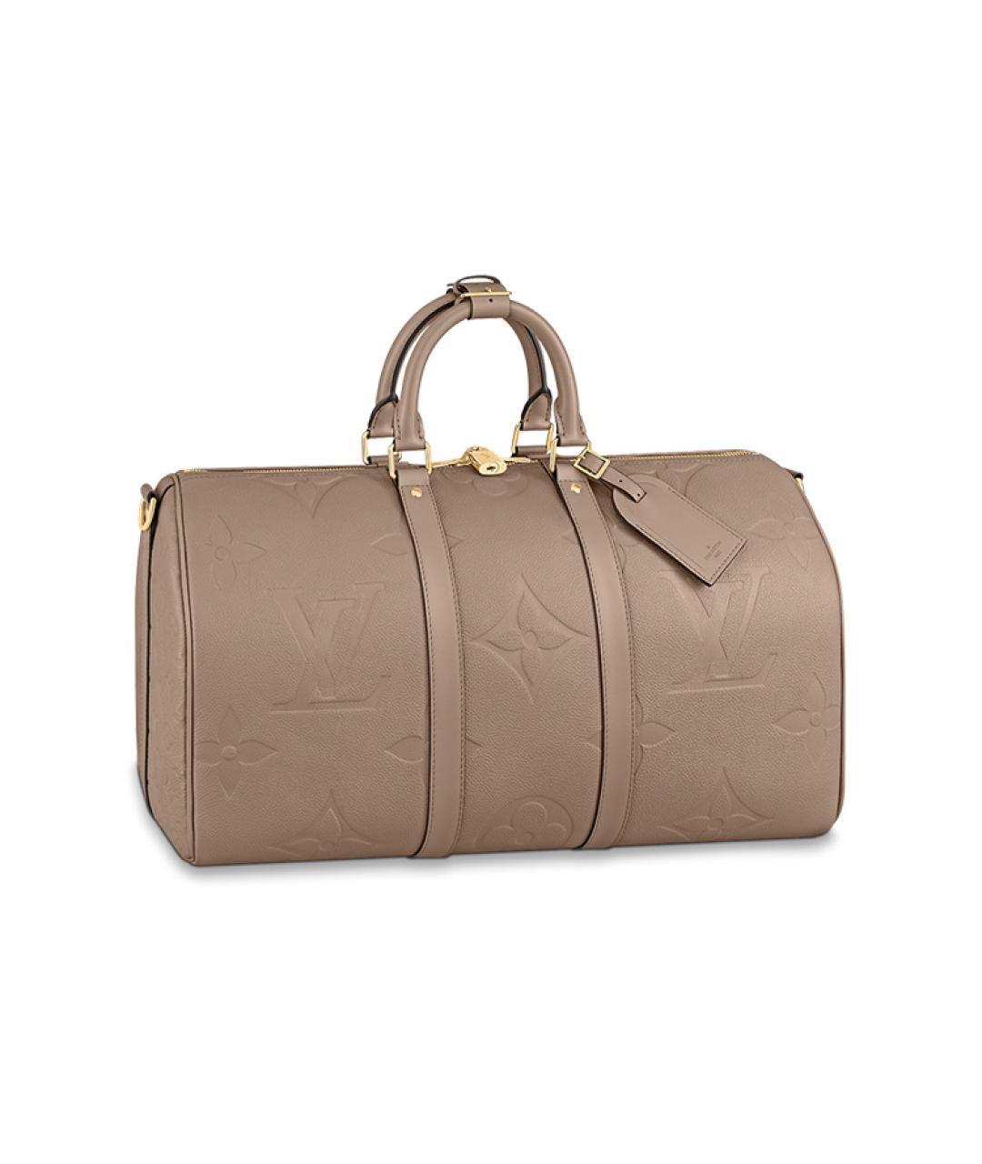 LOUIS VUITTON Коричневая дорожная/спортивная сумка, фото 4