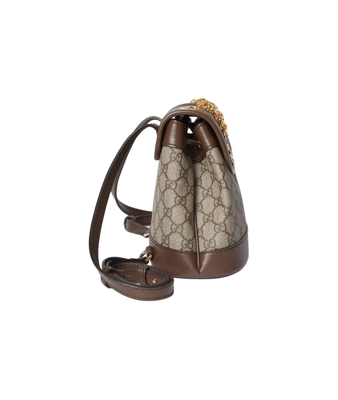 GUCCI Коричневый рюкзак, фото 3