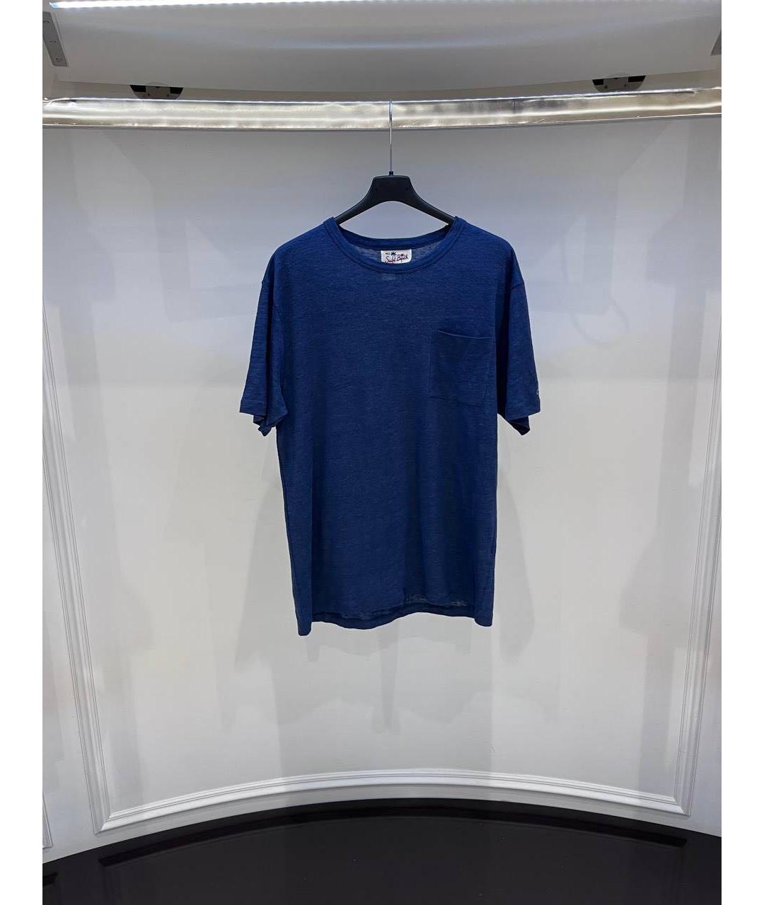 MC2 SAINT BARTH Темно-синяя футболка, фото 4