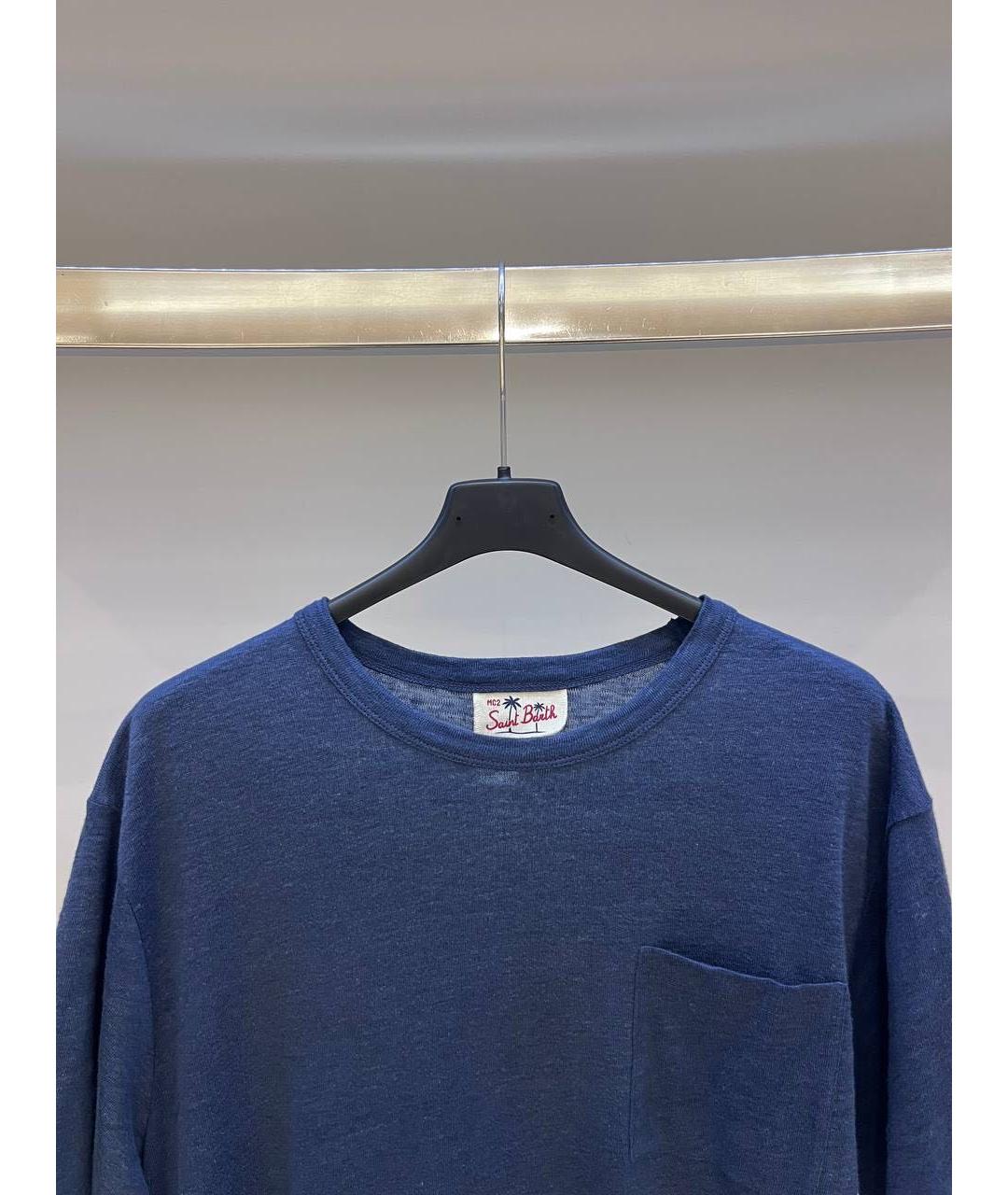 MC2 SAINT BARTH Темно-синяя футболка, фото 3