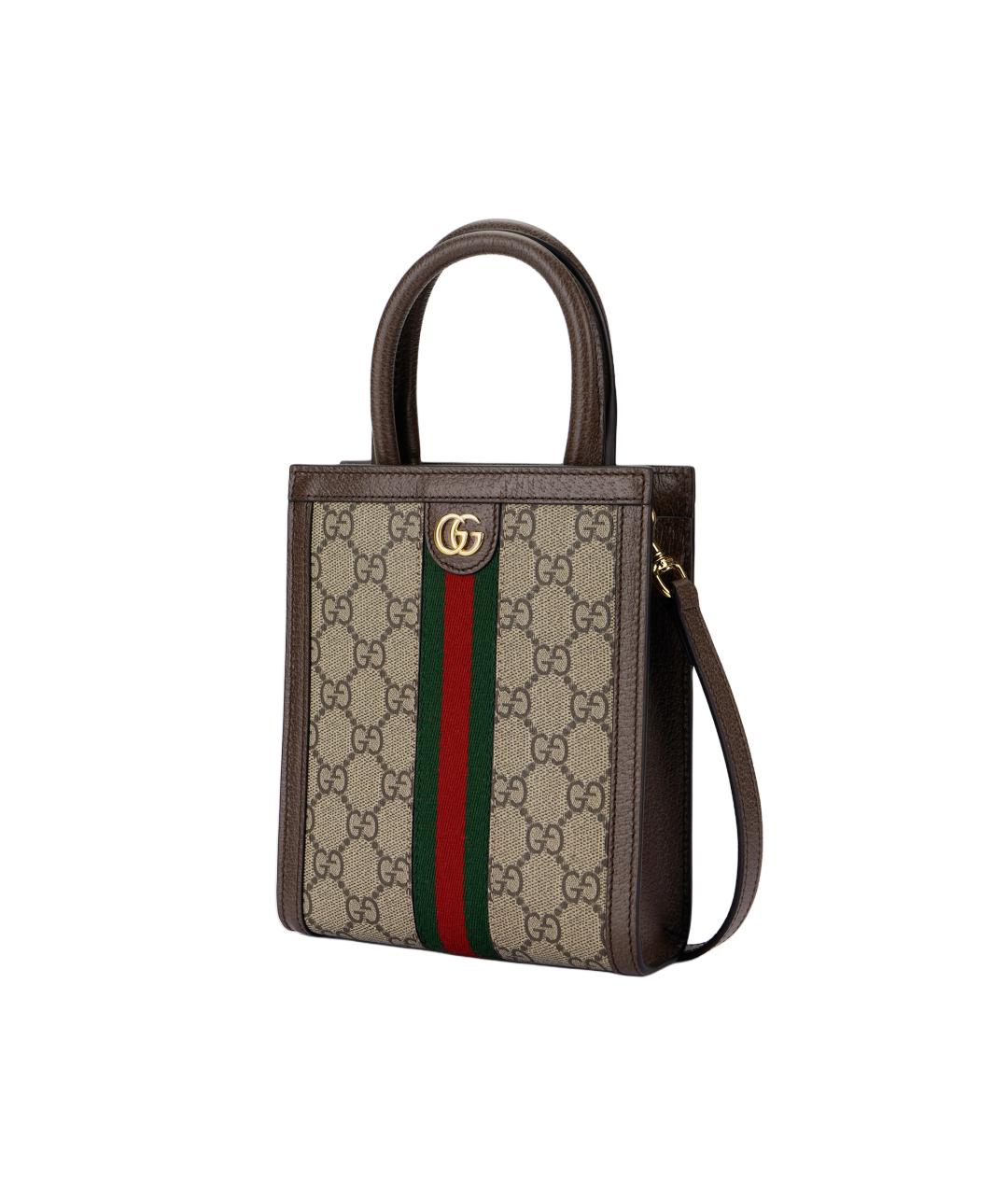 GUCCI Коричневая сумка через плечо, фото 2
