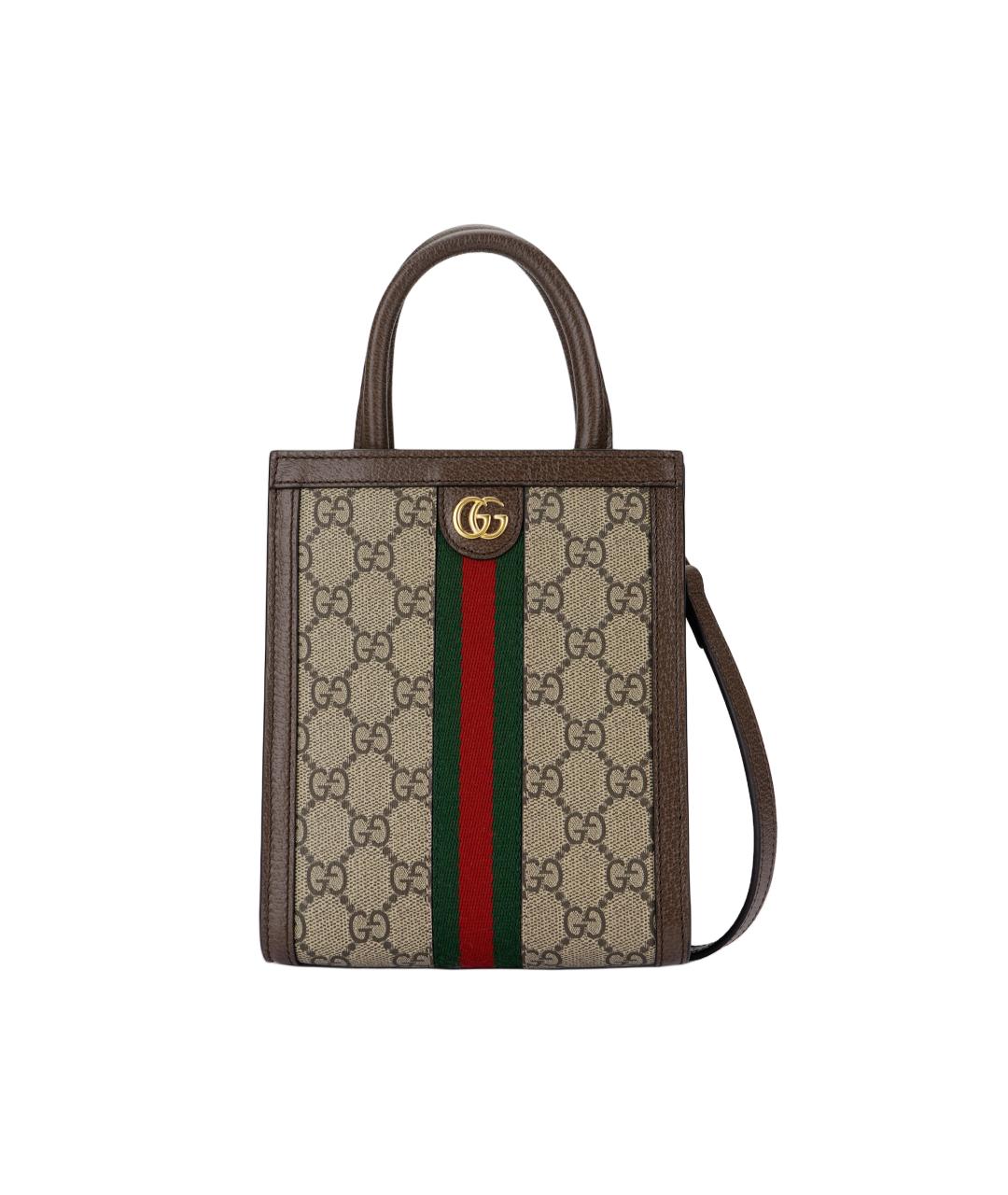 GUCCI Коричневая сумка через плечо, фото 6