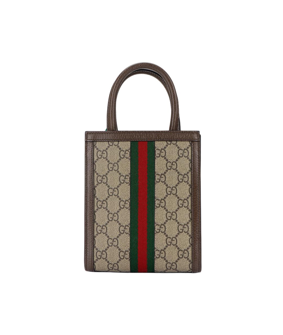 GUCCI Коричневая сумка через плечо, фото 3