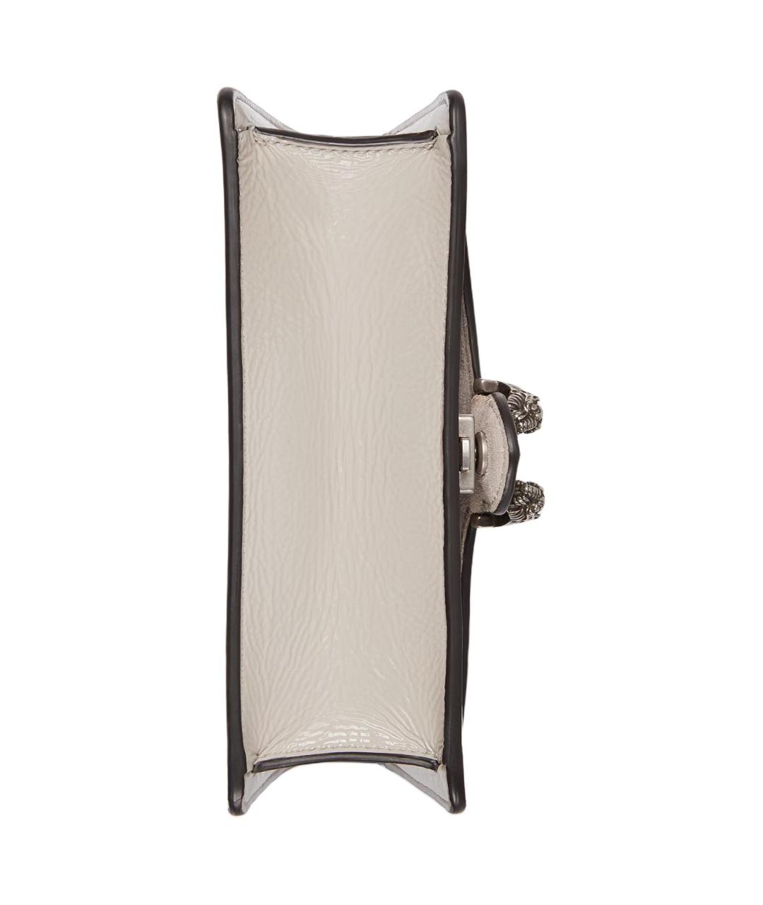 GUCCI Белая кожаная сумка через плечо, фото 5