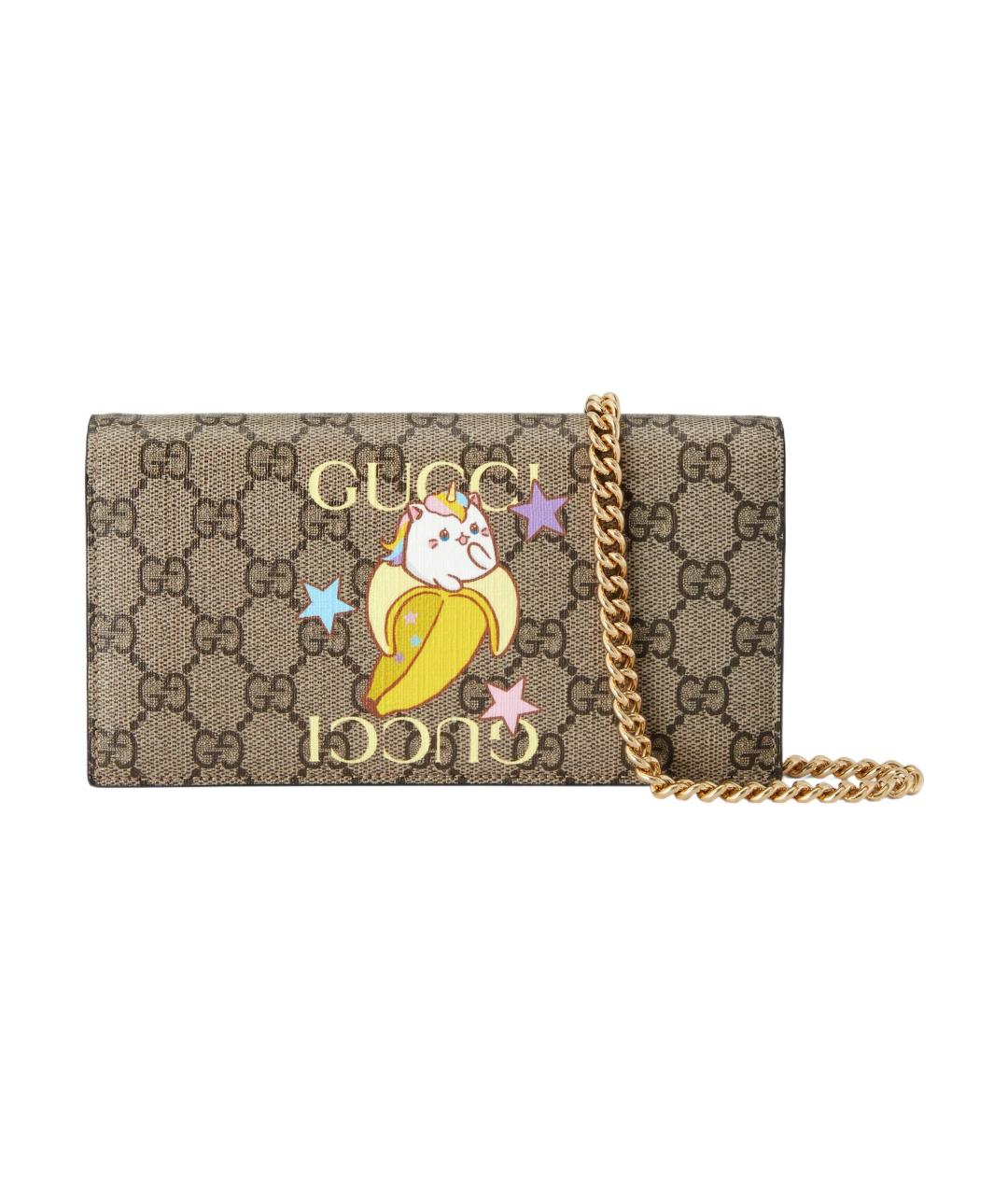 GUCCI Коричневый кошелек, фото 1