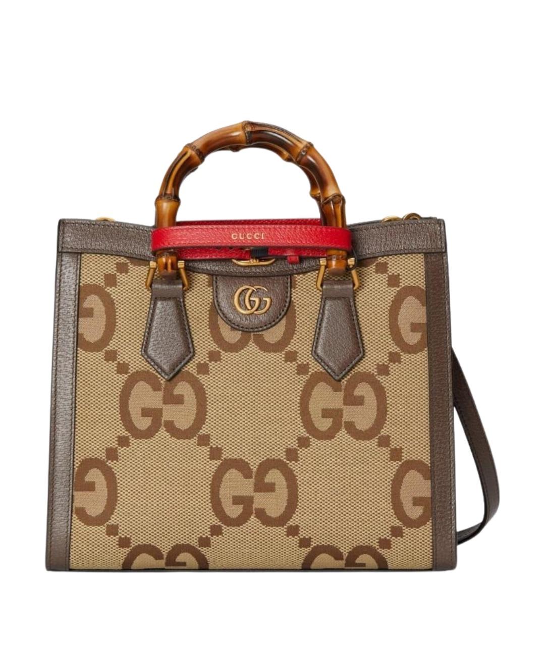 GUCCI Коричневая сумка через плечо, фото 1