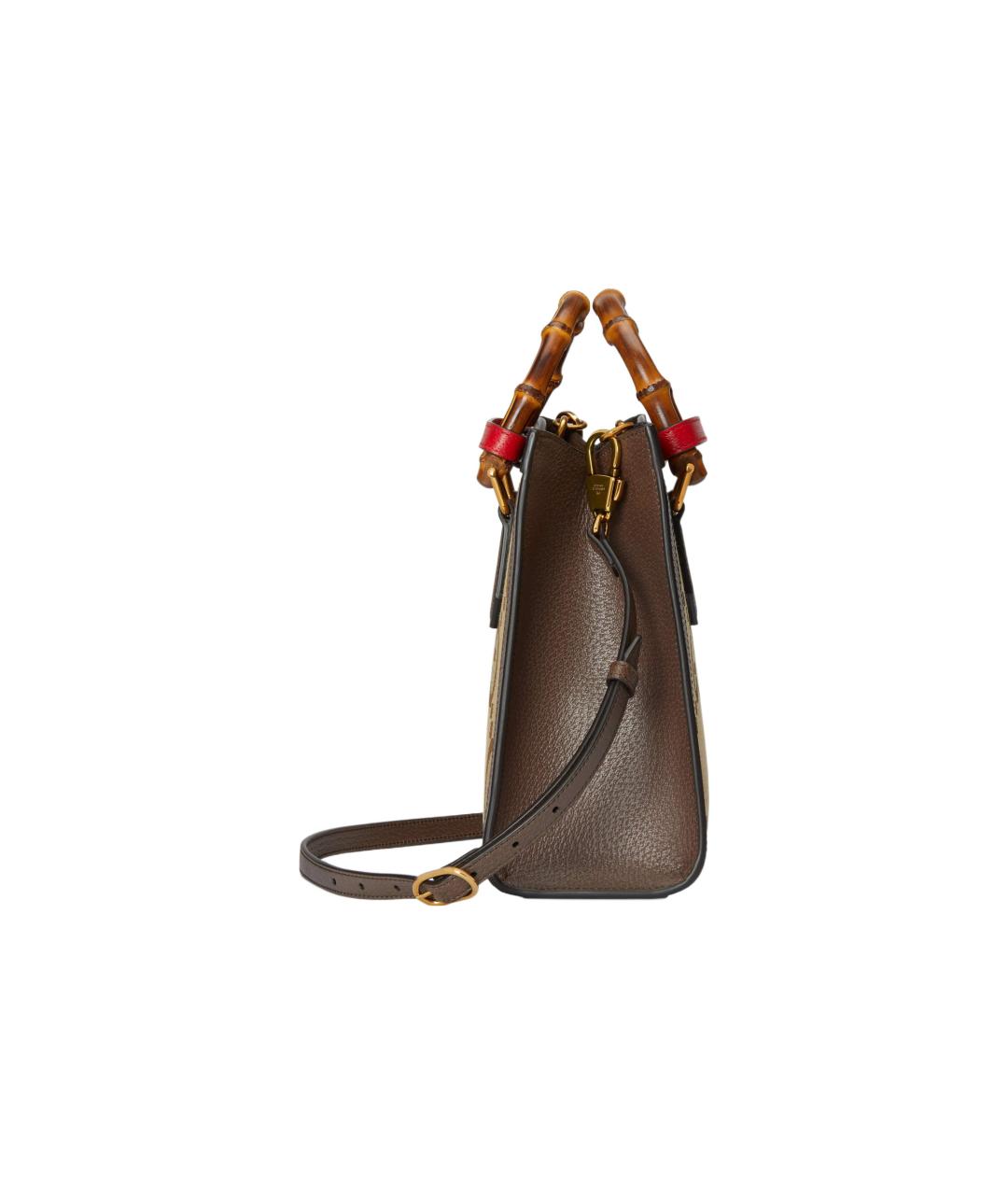 GUCCI Коричневая сумка через плечо, фото 3