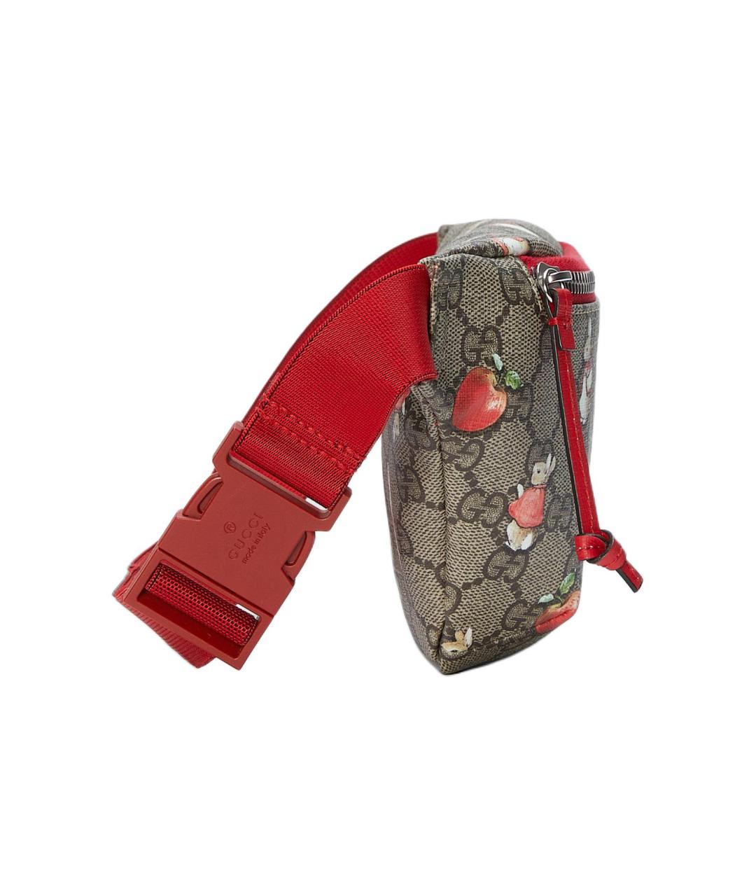 GUCCI Коричневая поясная сумка, фото 3