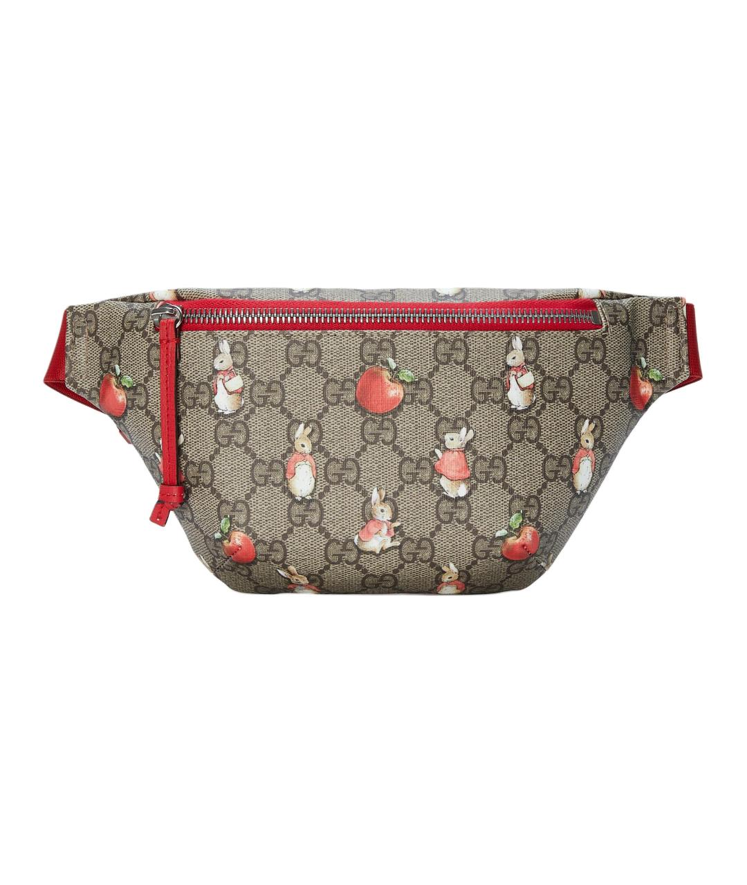 GUCCI Коричневая поясная сумка, фото 1