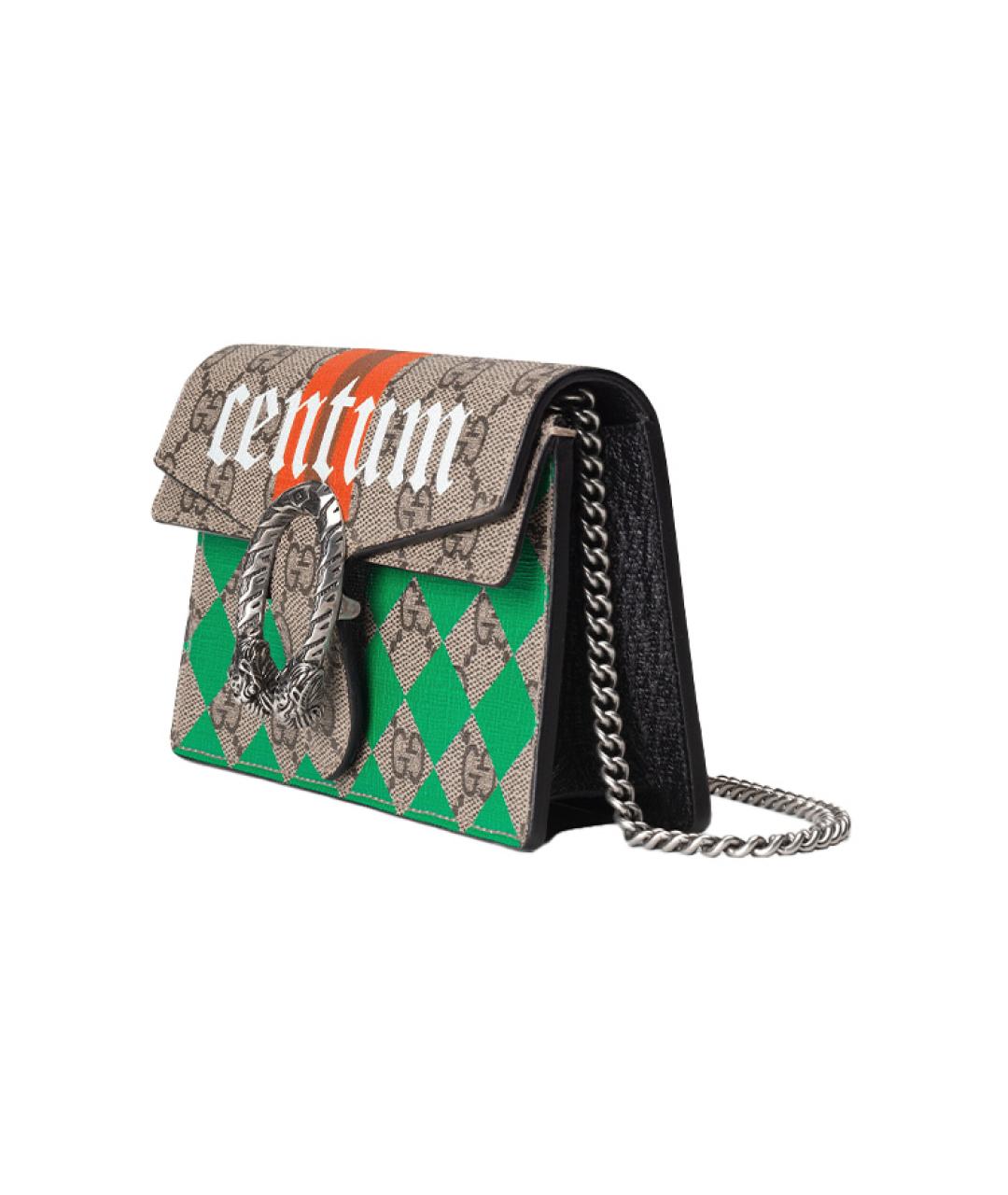 GUCCI Зеленая сумка через плечо, фото 2