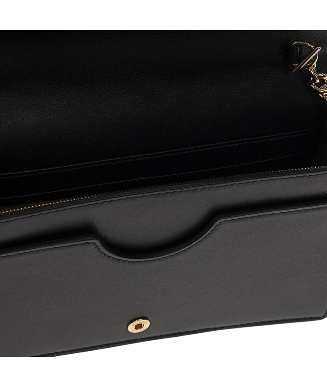 GUCCI Черная кожаная сумка через плечо, фото 4